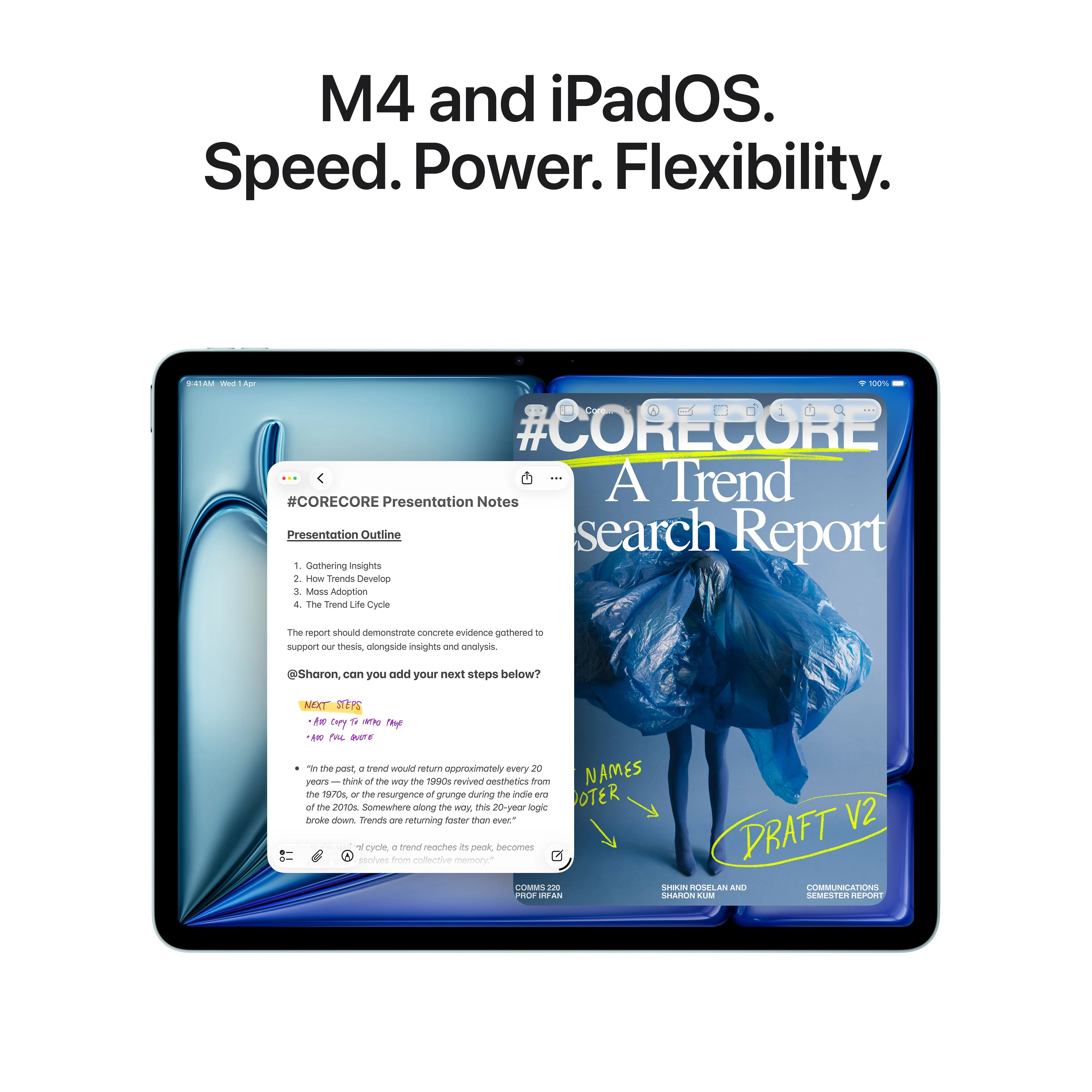 13-inch iPad Air Wi-Fi 512GB - Blue (M4) - Image 4