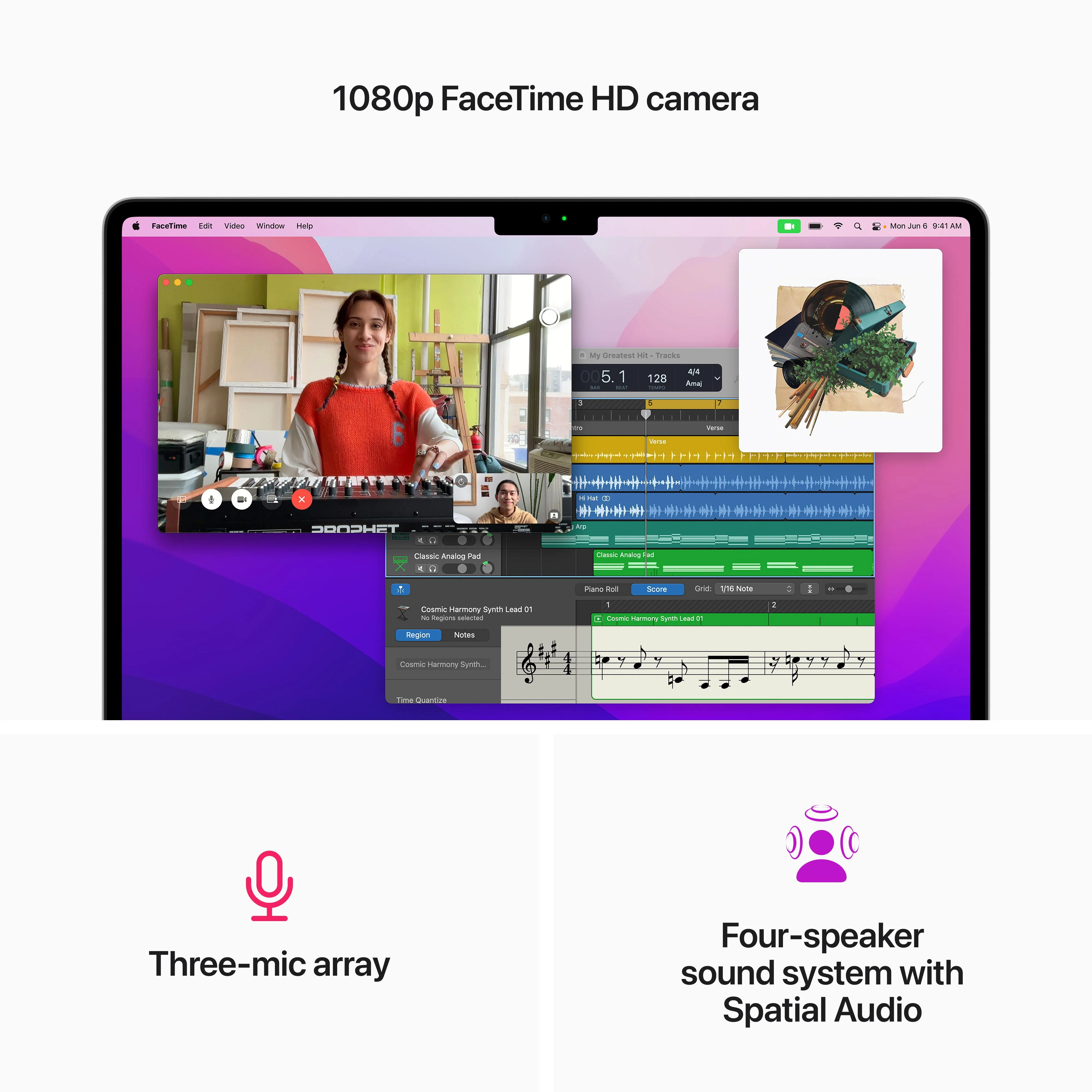 13-inch MacBook Air: Apple M2 chip with 8‑core CPU and 8‑core GPU, 256GB SSD - Silver - Image 6