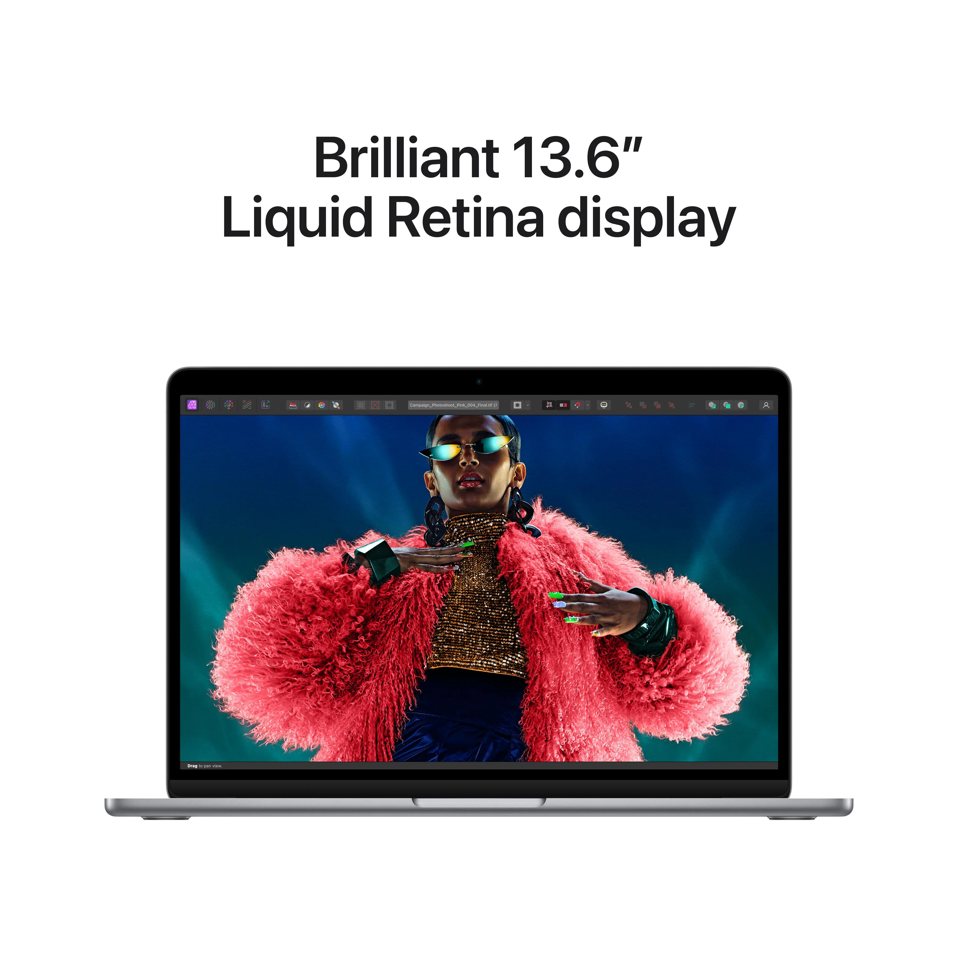 13-inch MacBook Air: Apple M3 chip with 8‑core CPU and 10‑core GPU, 512GB SSD - Space Gray - Image 5
