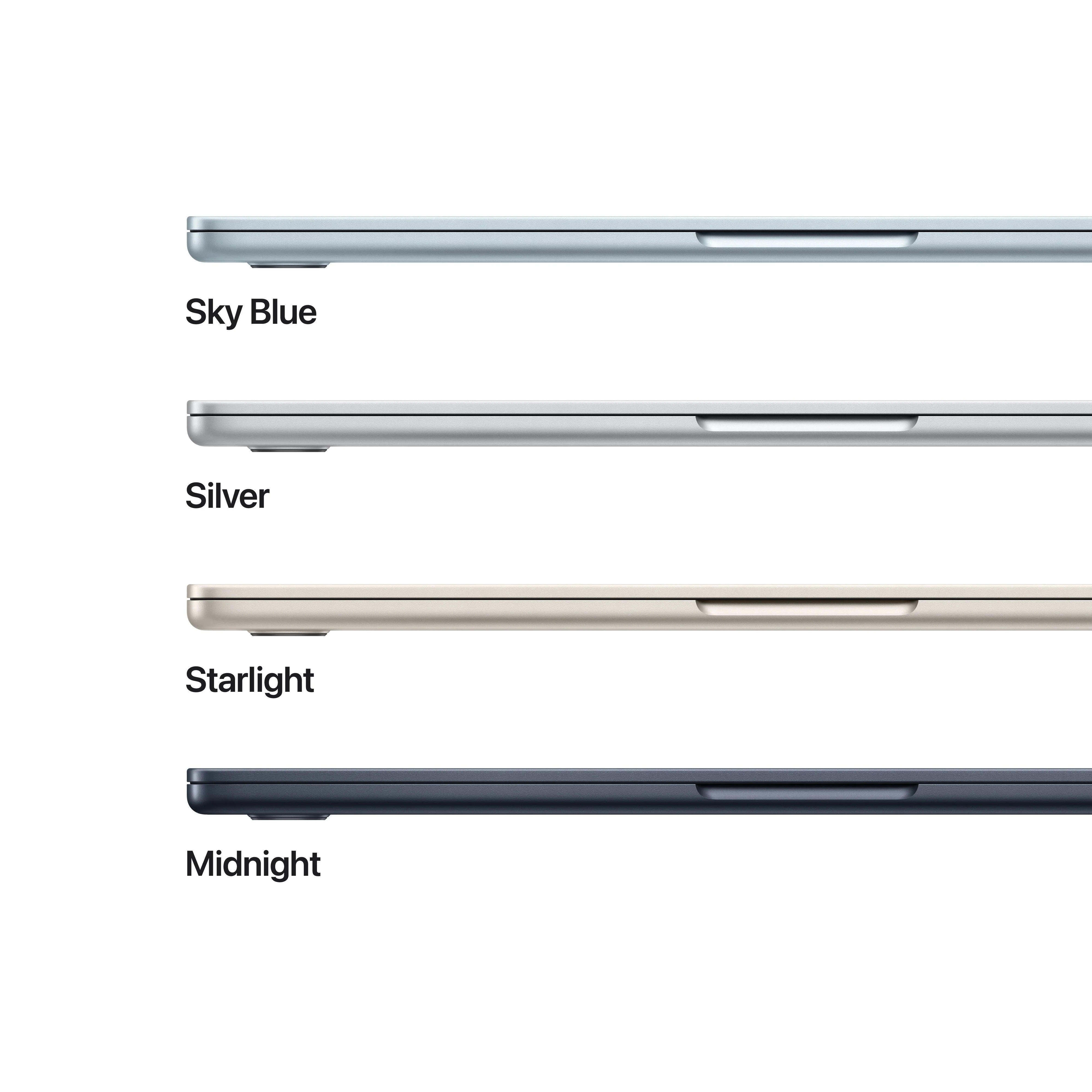 13-inch MacBook Air: Apple M5 chip with 10-core CPU and 10-core GPU, 1TB SSD - Midnight - Image 3