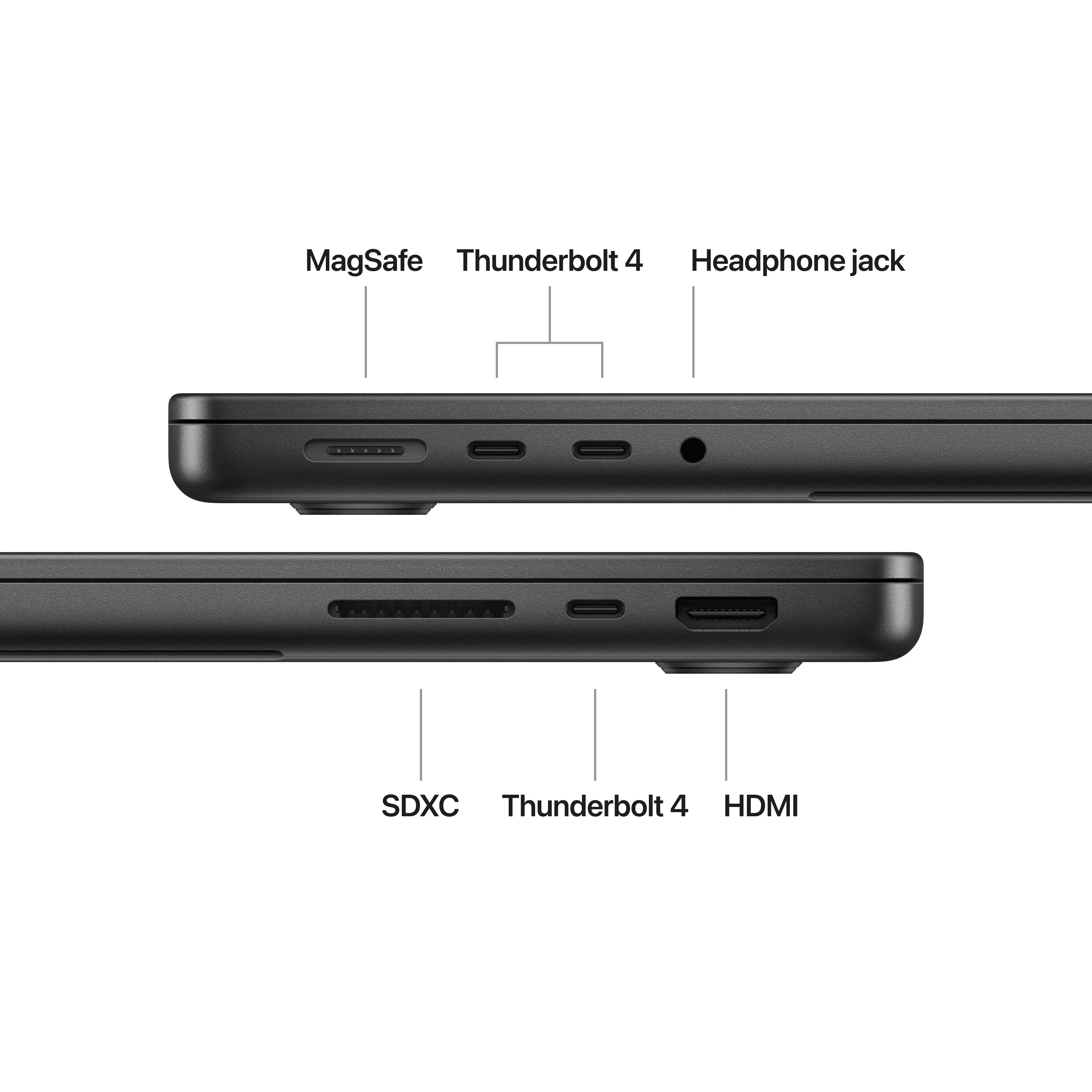 14-inch MacBook Pro: Apple M4 chip with 10-core CPU and 10-core GPU, 1TB SSD - Space Black - Image 7