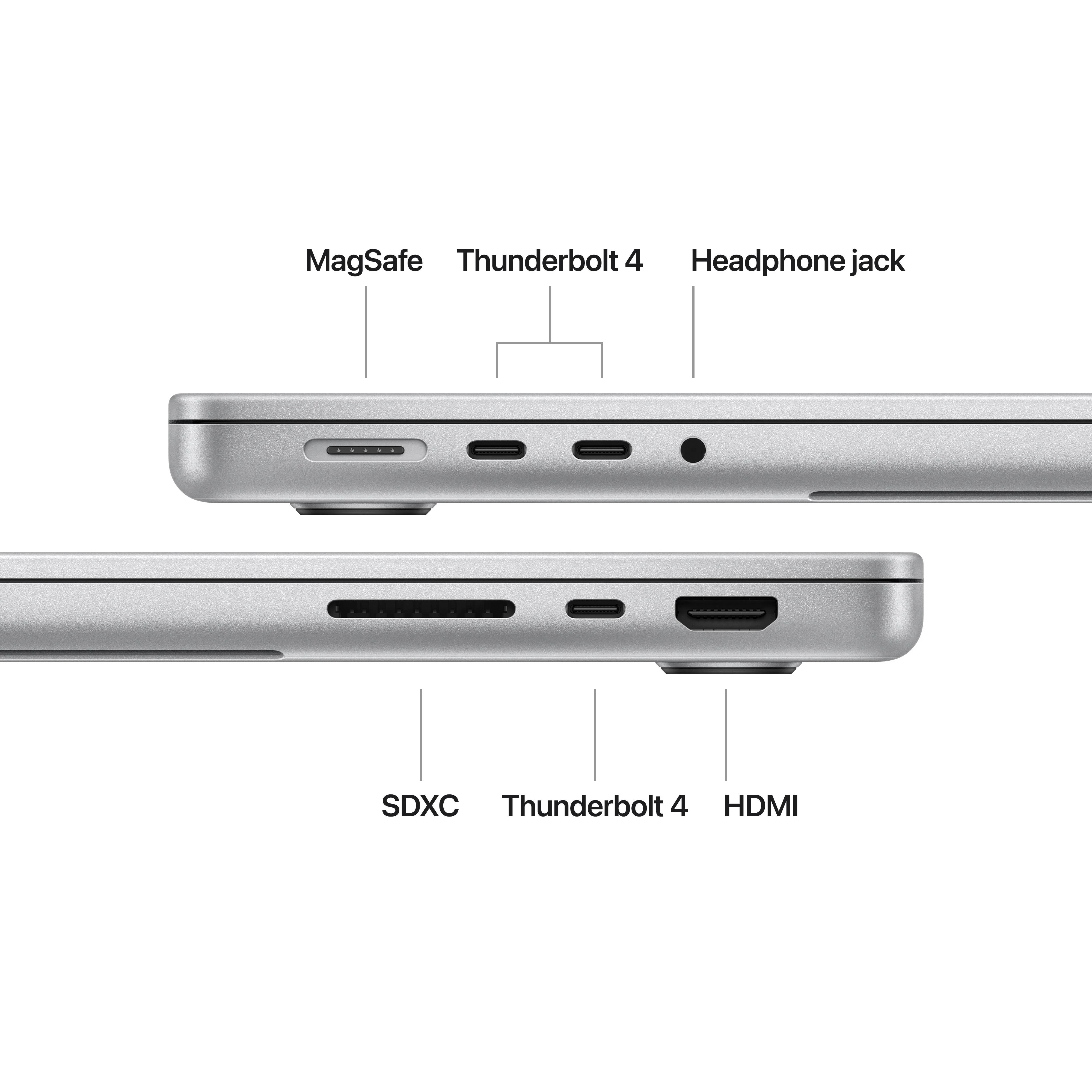 14-inch MacBook Pro: Apple M4 chip with 10-core CPU and 10-core GPU, 512GB SSD - Silver - Image 7