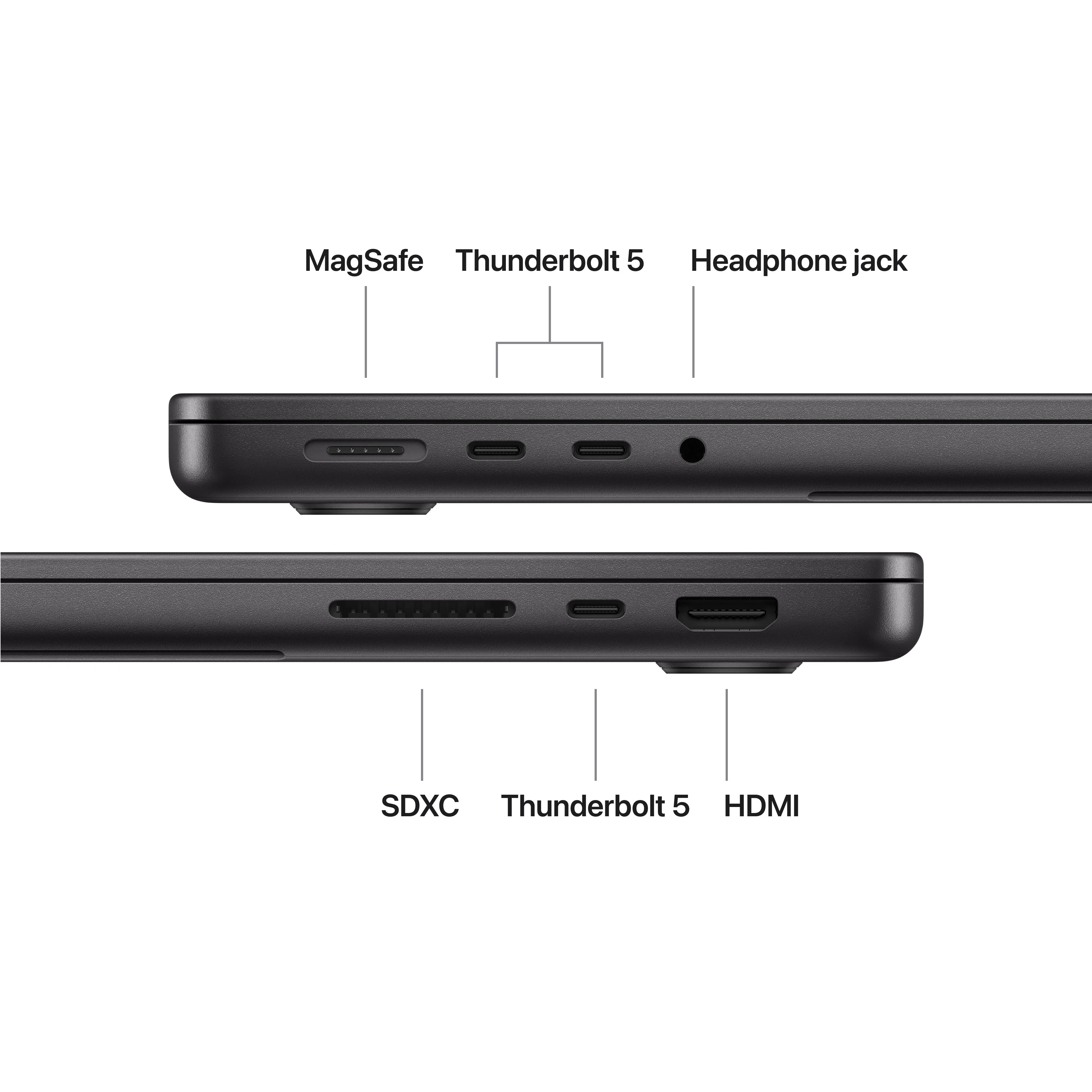 14-inch MacBook Pro: Apple M5 Pro chip with 15-core CPU and 16-core GPU, 1TB SSD - Space Black - Image 7
