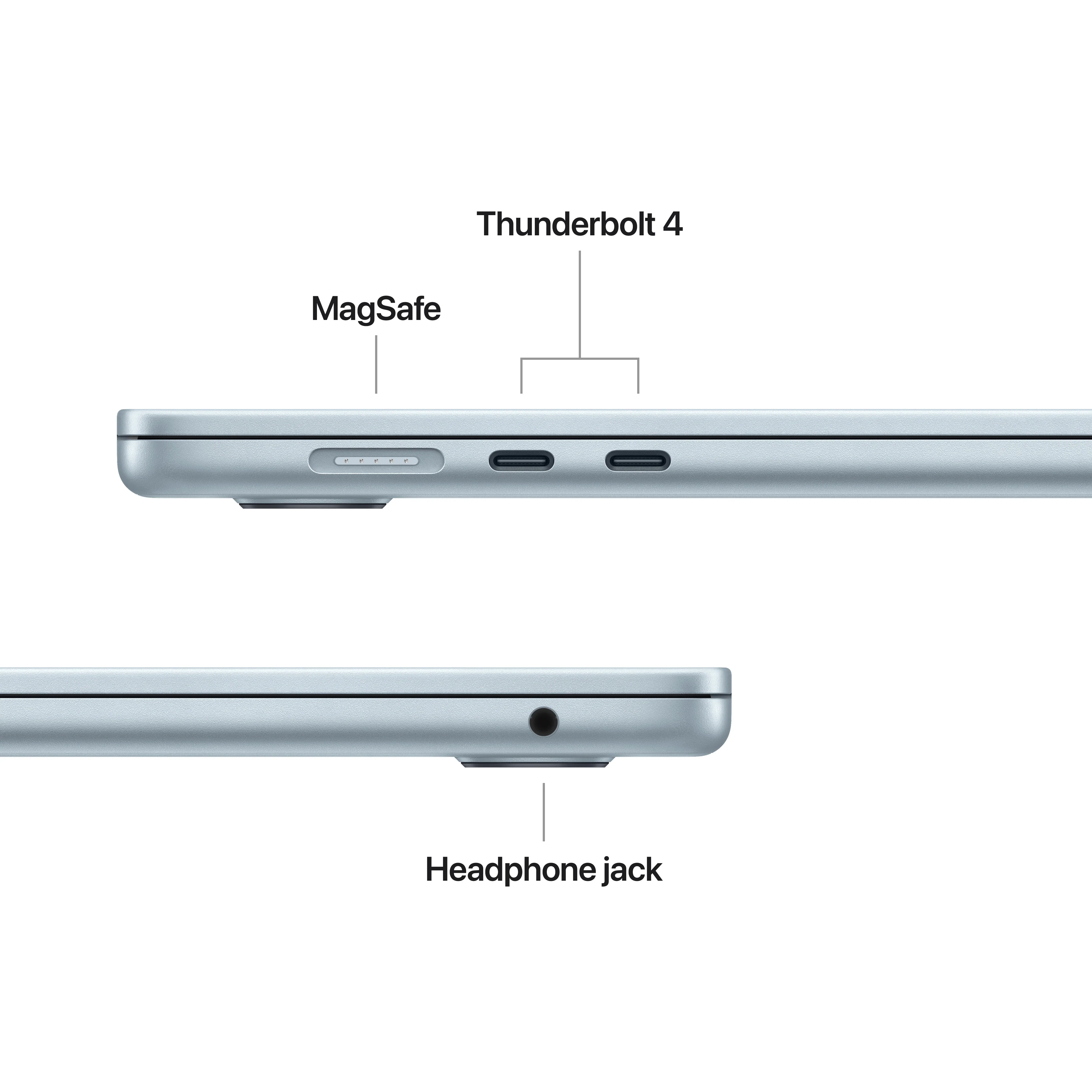 15-inch MacBook Air: Apple M4 chip with 10-core CPU and 10-core GPU, 256GB SSD - Sky Blue - Image 7