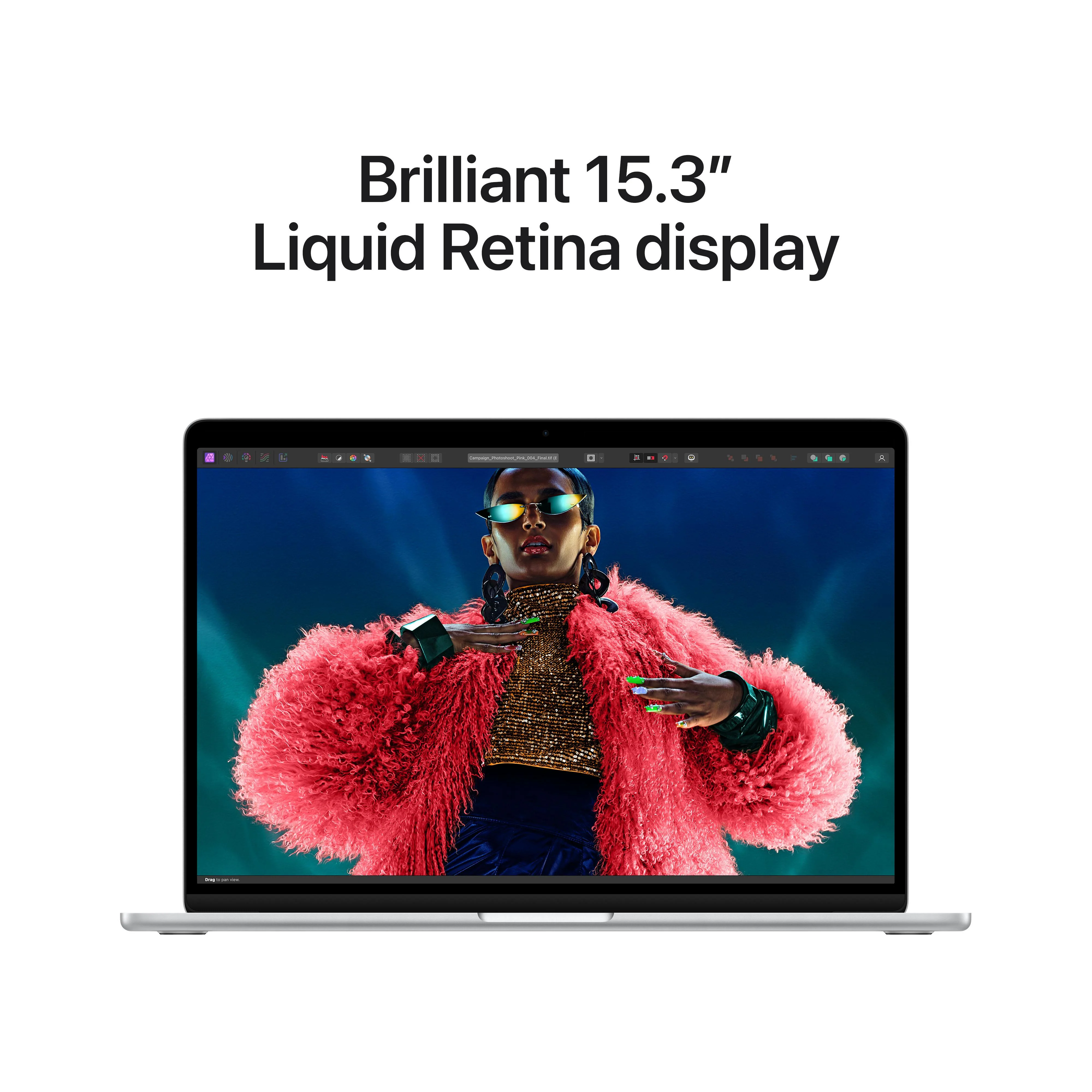 15-inch MacBook Air: Apple M3 chip with 8‑core CPU and 10‑core GPU, 512GB SSD - Silver - Image 5