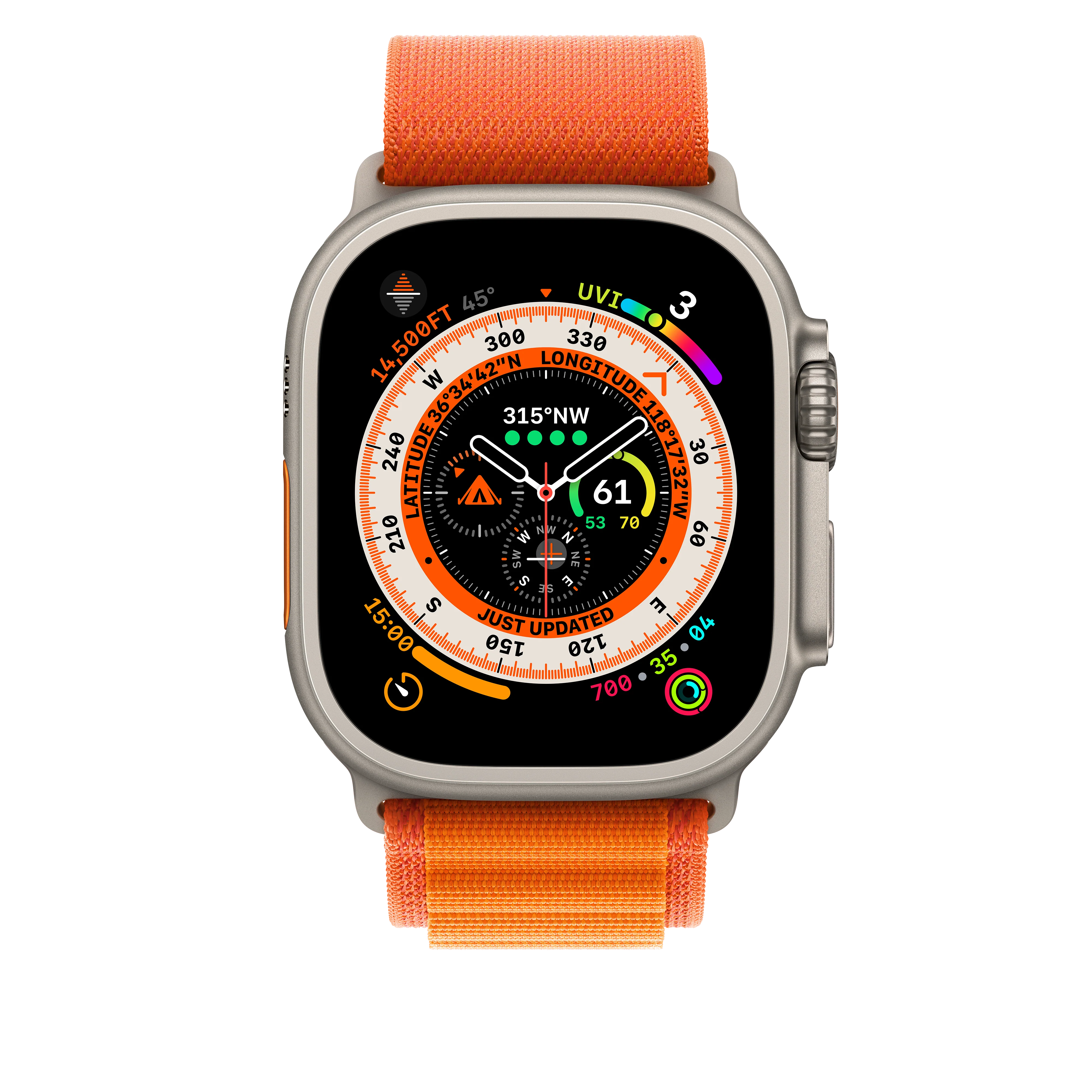 49mm Orange Alpine Loop - Medium - Image 3