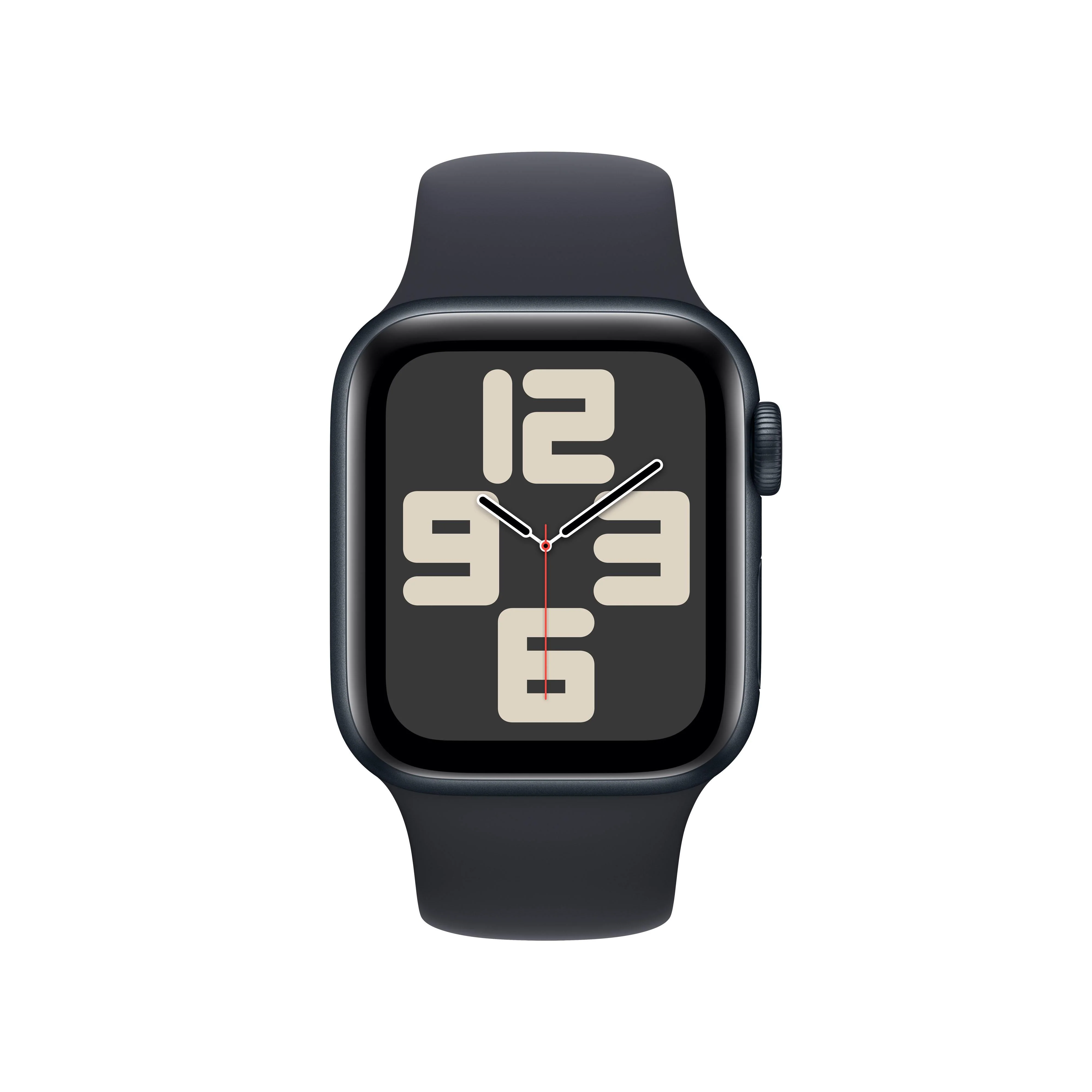 Apple Watch SE GPS 40mm Midnight Aluminium Case with Midnight Sport Band - M/L - Image 2