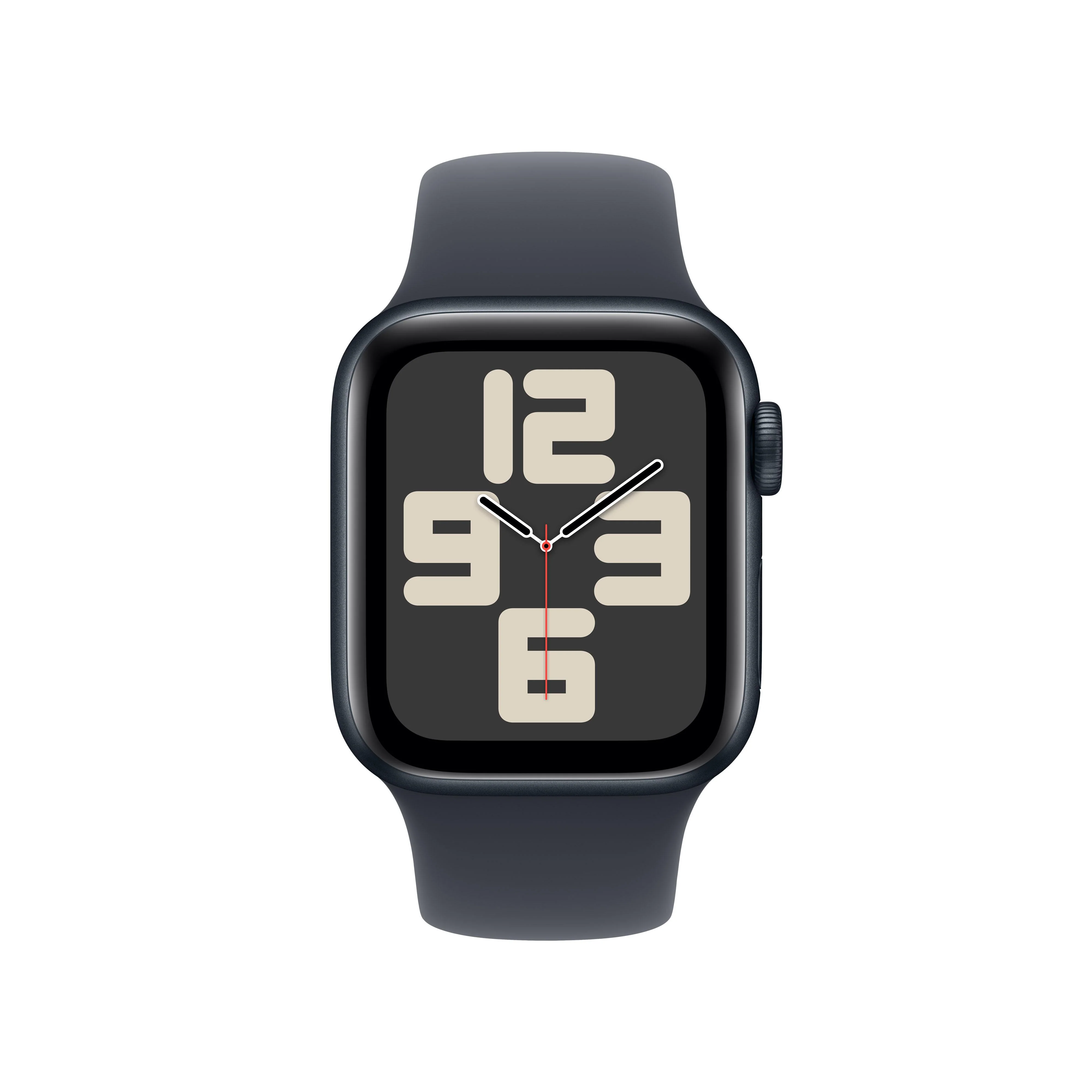 Apple Watch SE GPS 40mm Midnight Aluminium Case with Midnight Sport Band - M/L - Image 2