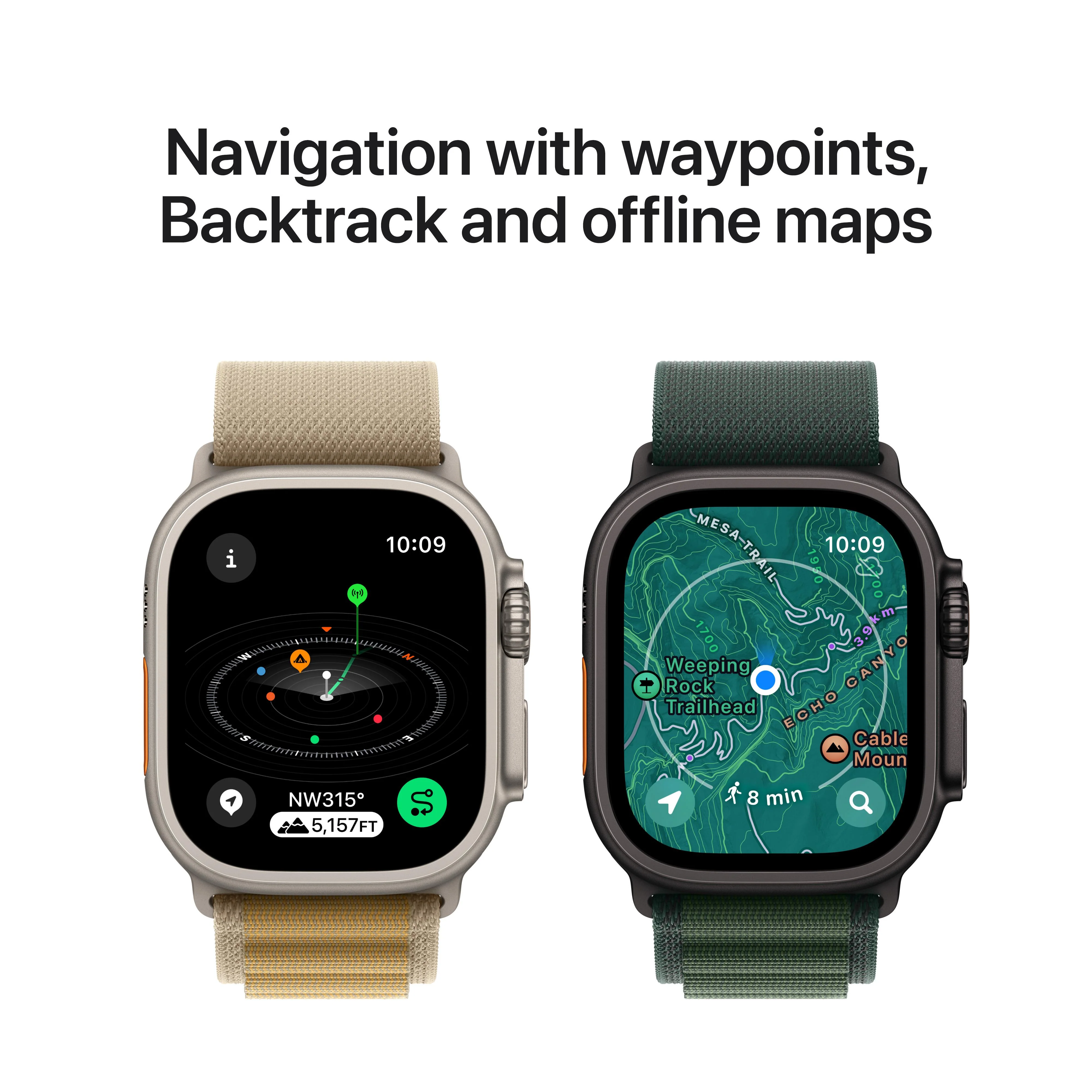 Apple Watch Ultra 2 GPS + Cellular 49mm Natural Titanium Case with Natural Titanium Milanese Loop - Large - Image 6