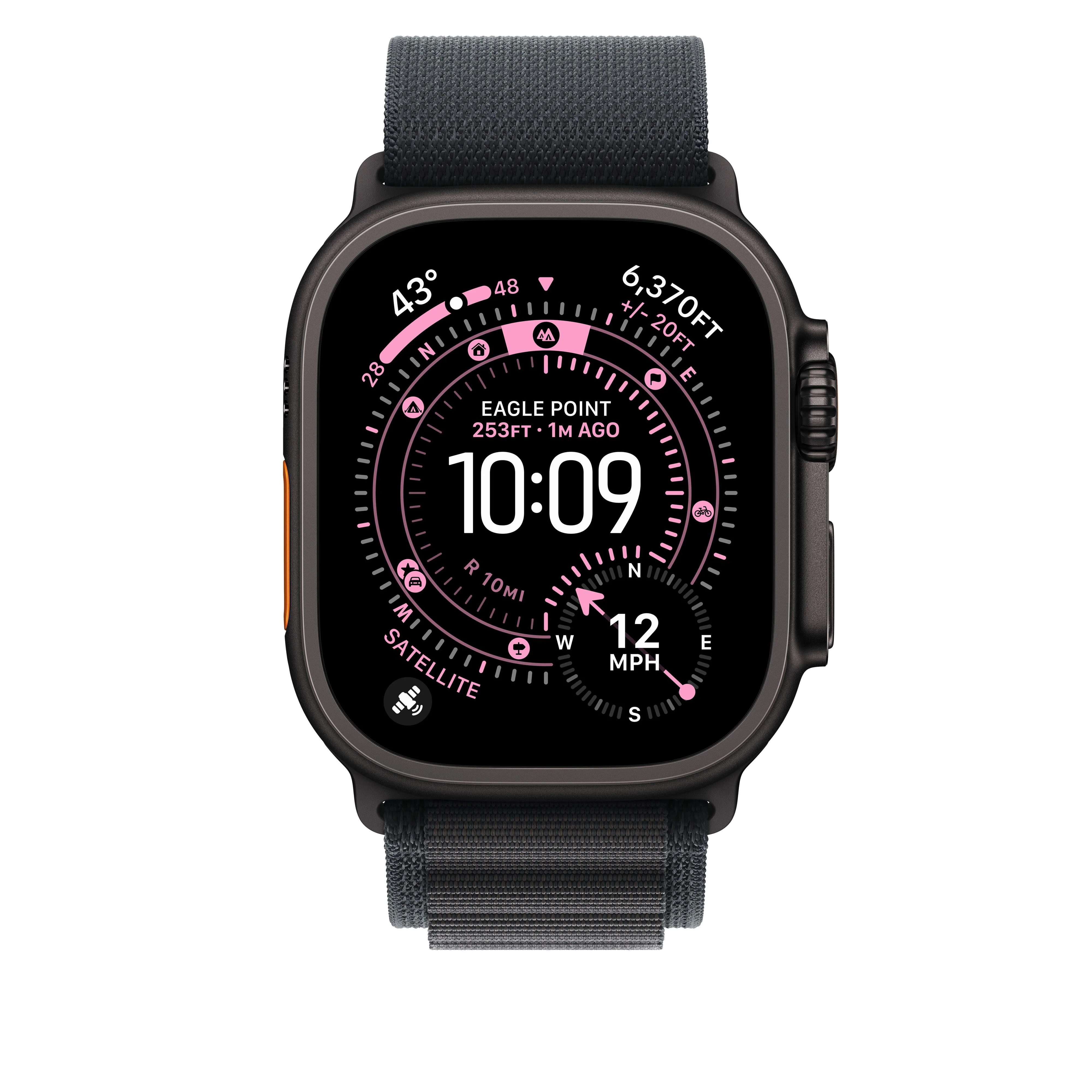 49mm Black Alpine Loop - Large - Black Titanium Finish - Image 3