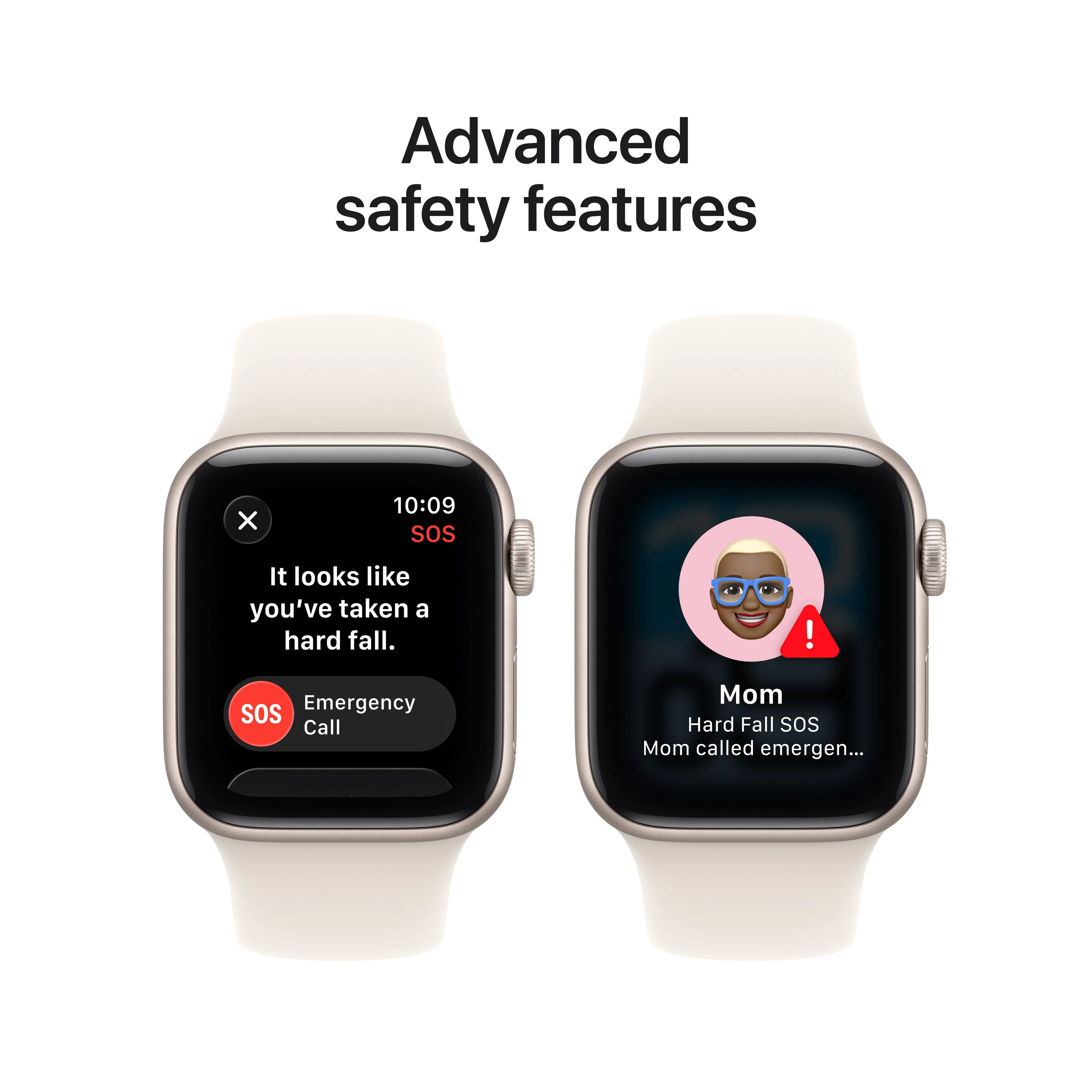 Apple Watch SE 3 GPS 40mm Starlight Aluminium Case with Starlight Sport Band - S/M - Image 7