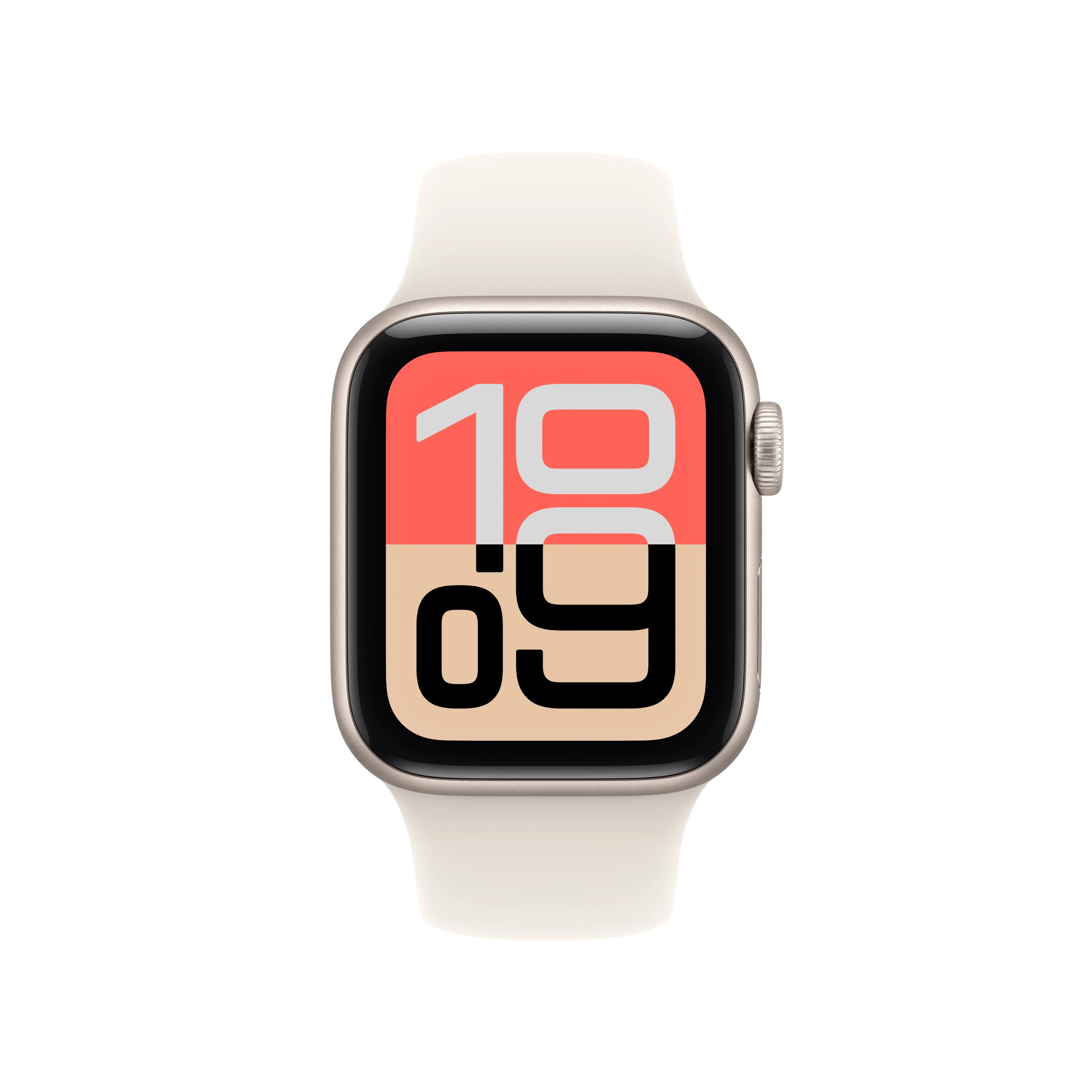 Apple Watch SE 3 GPS + Cellular 40mm Starlight Aluminium Case with Starlight Sport Band - M/L - Image 2