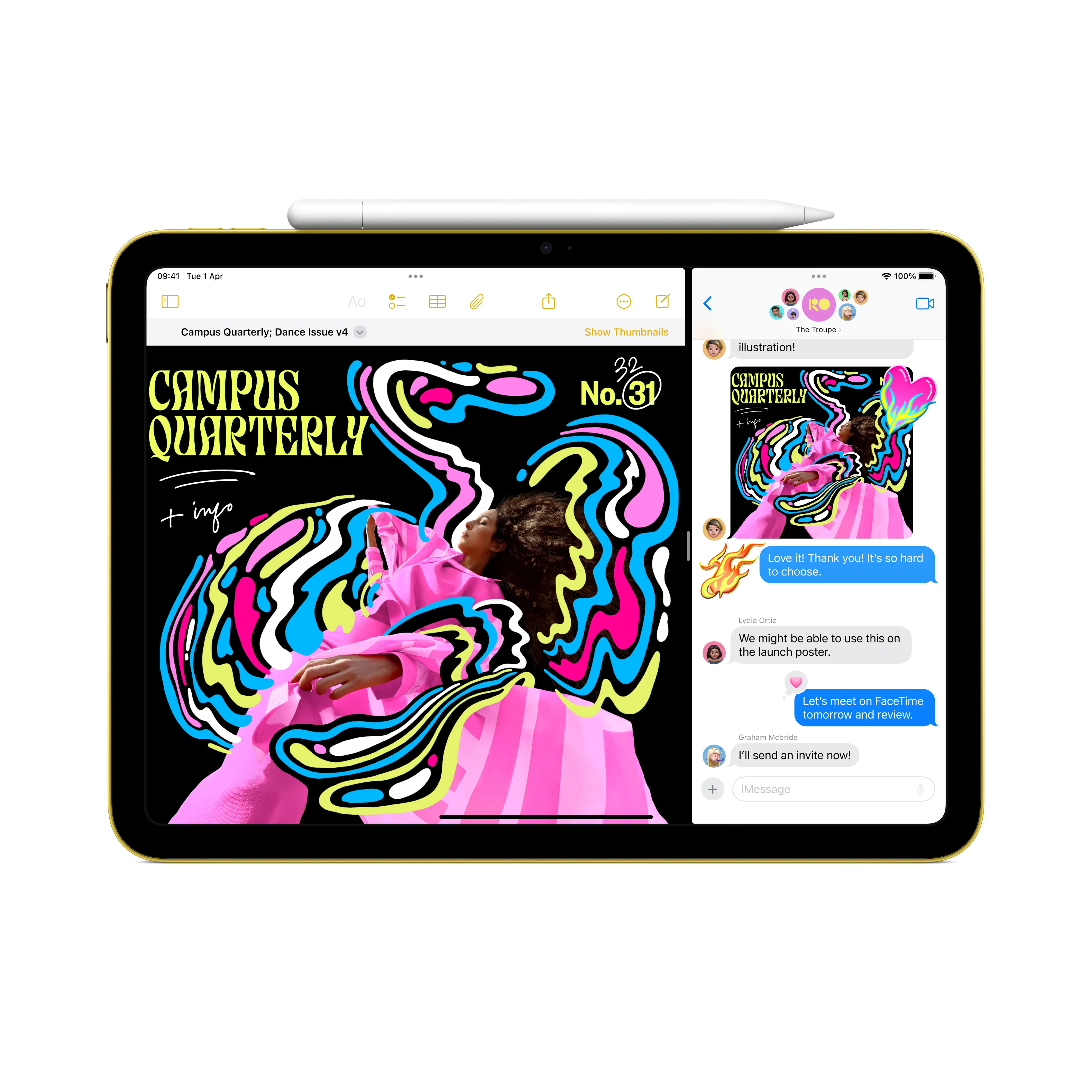 iPad Wi-Fi 128GB - Pink (A16) - Image 4