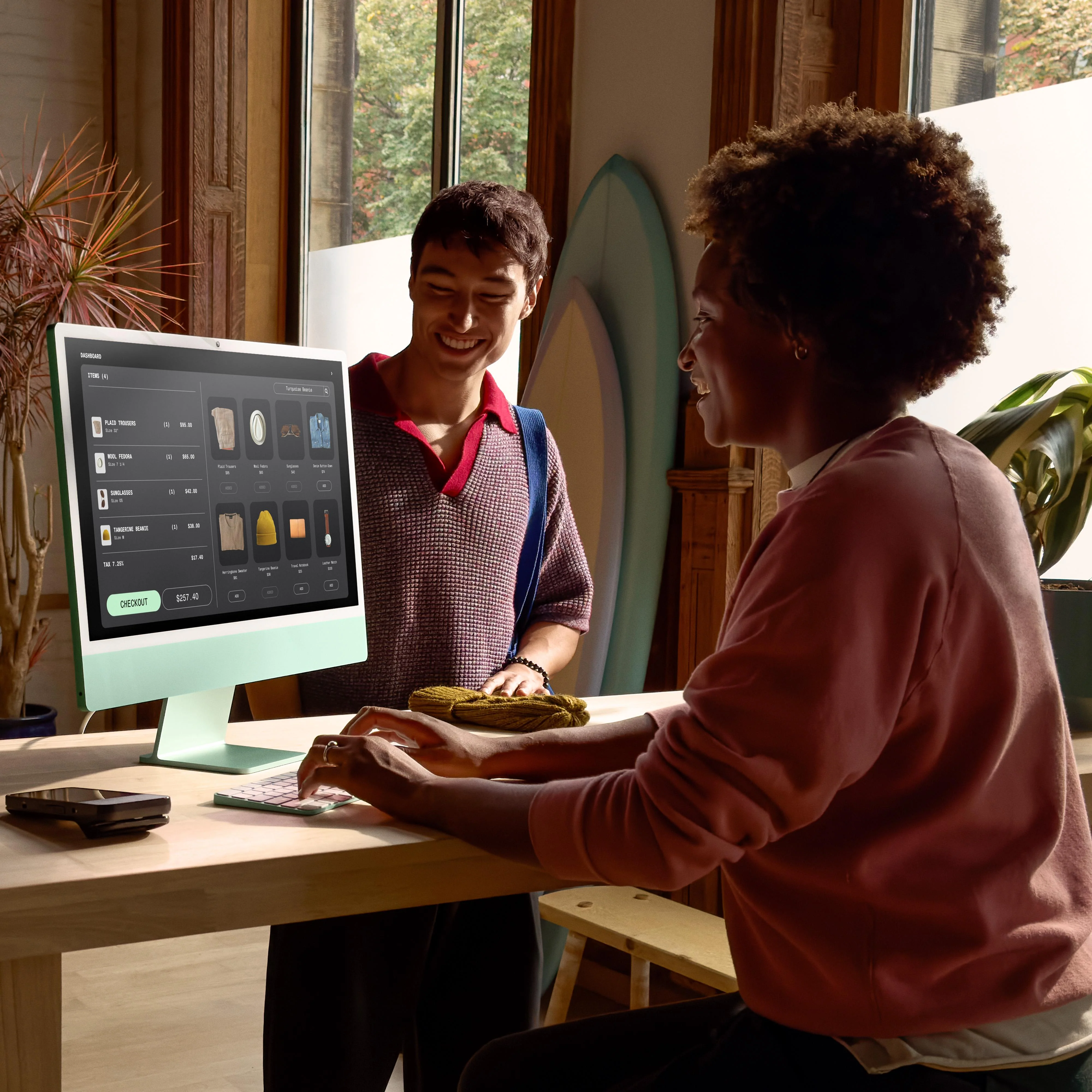 24-inch iMac with Retina 4.5K display: Apple M4 chip with 8-core CPU and 8‑core GPU, 256GB SSD - Pink - Image 8