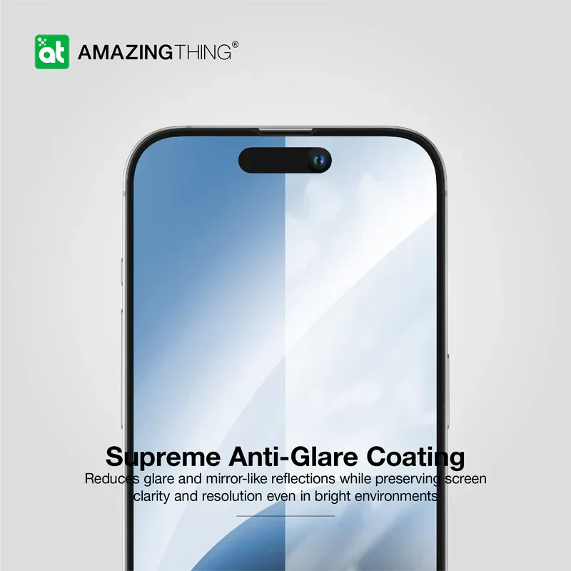 AmazingThing Radix Supreme Glass for iPhone 15 Pro (Clear) - Image 4