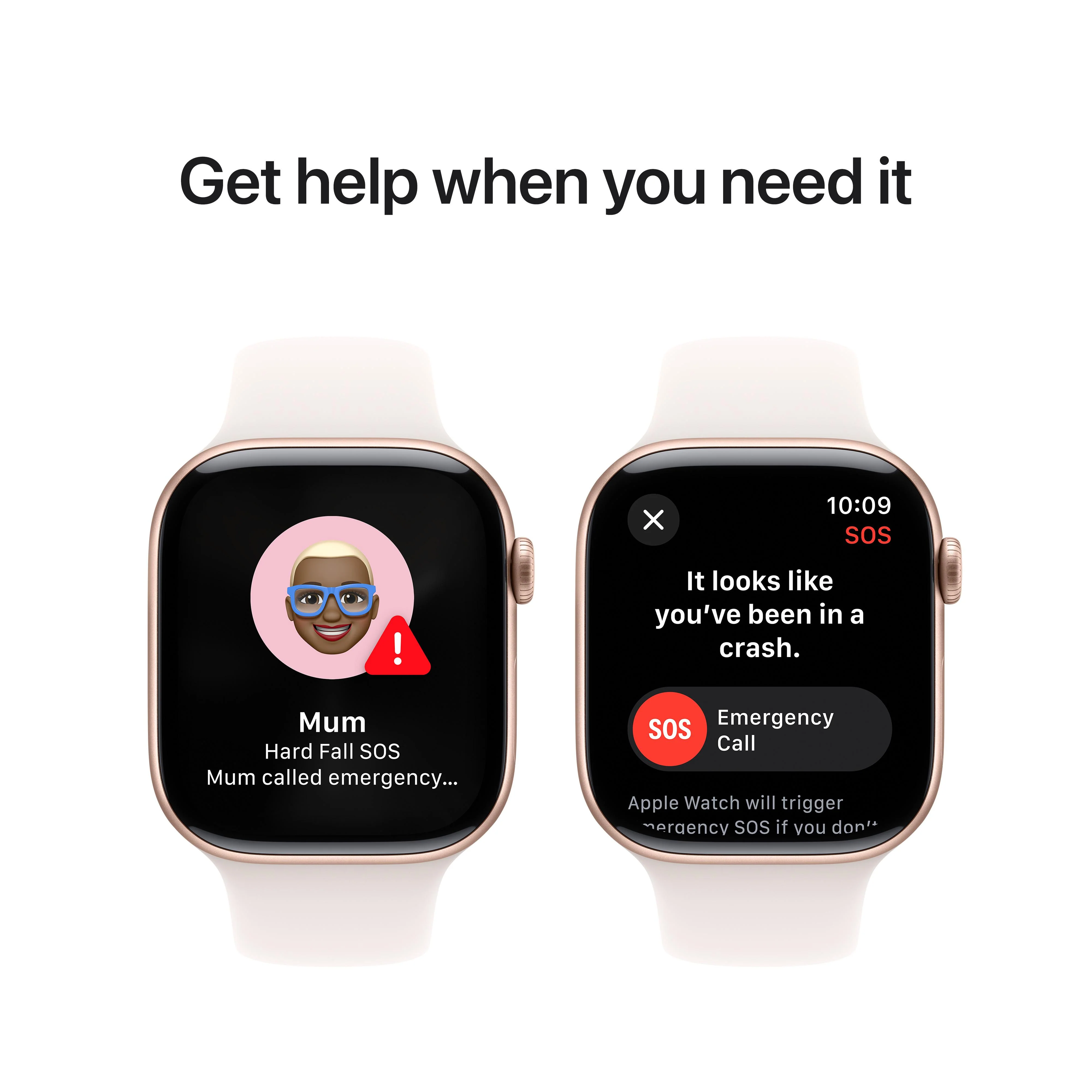 Apple Watch Series 10 GPS + Cellular 46mm Rose Gold Aluminium Case with Light Blush Sport Band - M/L - Image 6