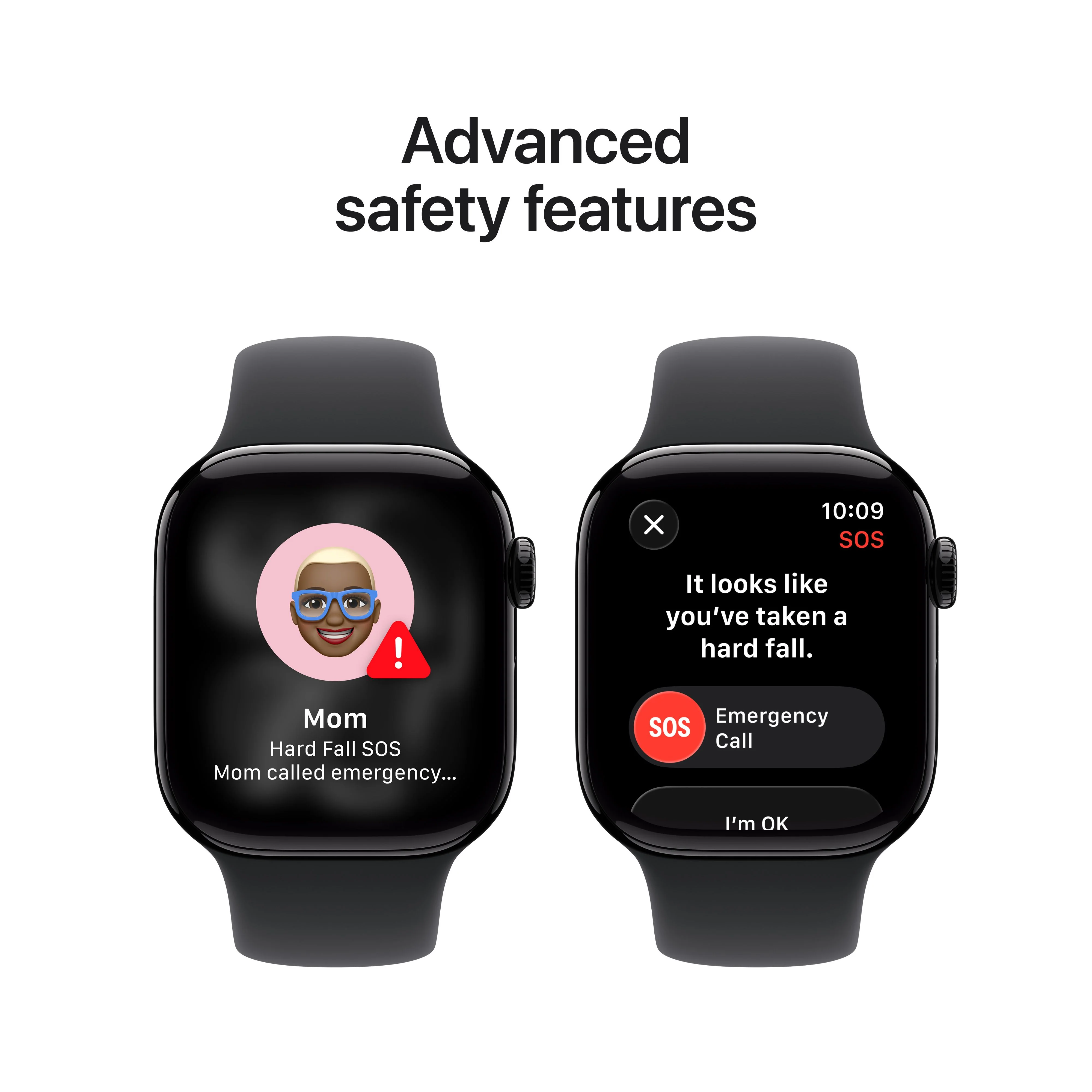 Apple Watch Series 11 GPS 42mm Jet Black Aluminium Case with Black Sport Band - M/L - Image 6