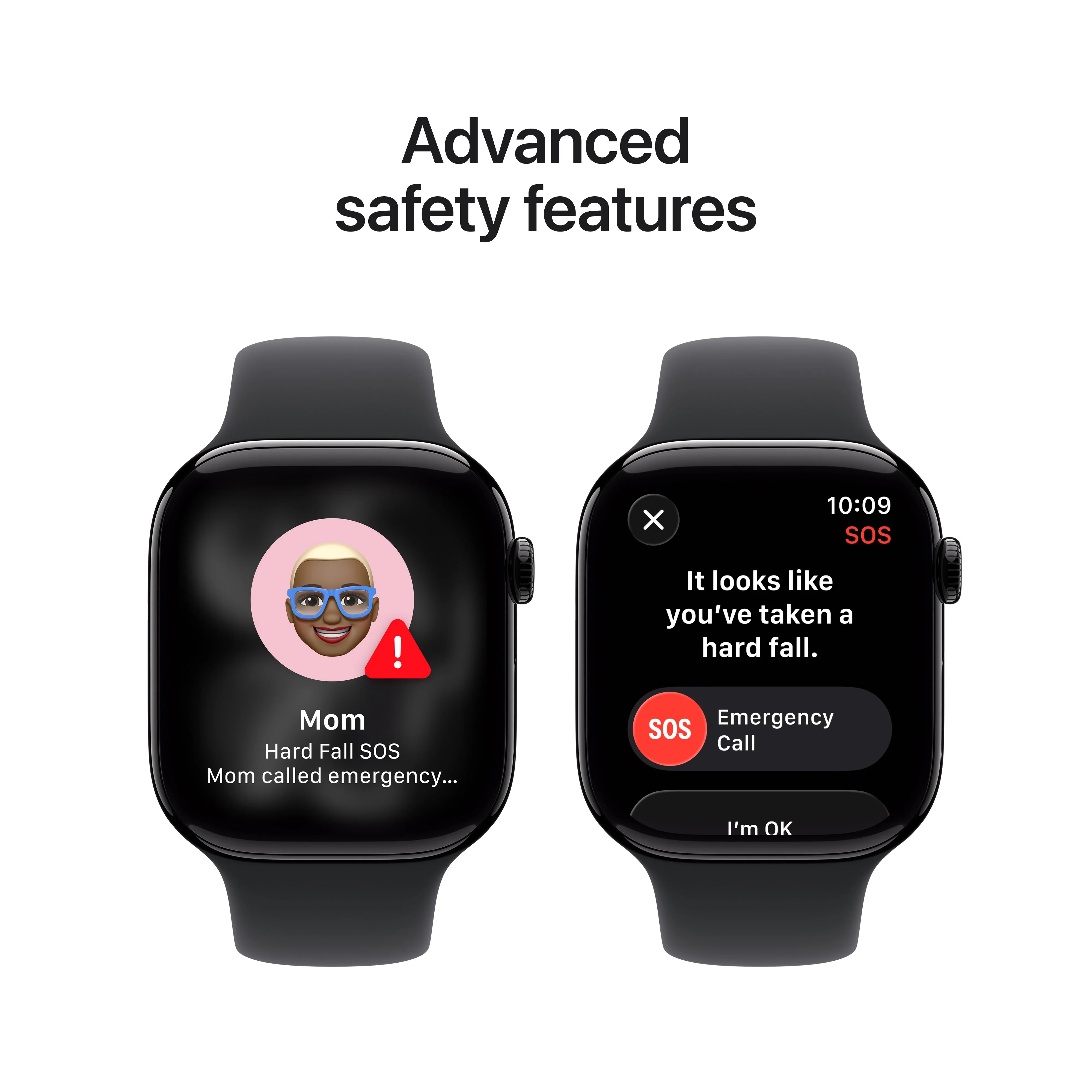 Apple Watch Series 11 GPS 46mm Jet Black Aluminium Case with Black Sport Band - M/L - Image 6