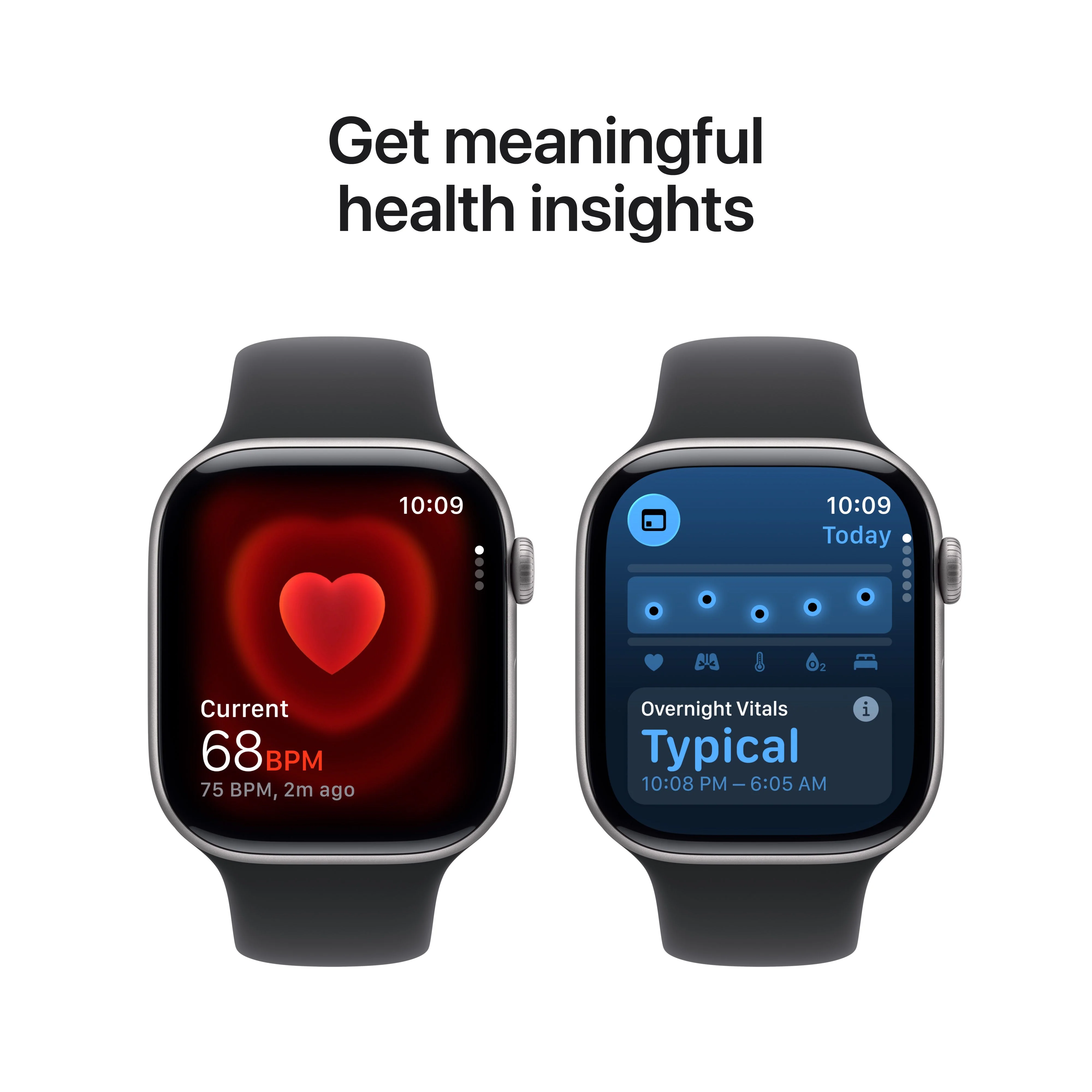 Apple Watch Series 11 GPS + Cellular 46mm Space Grey Aluminium Case with Black Sport Band - S/M - Image 5