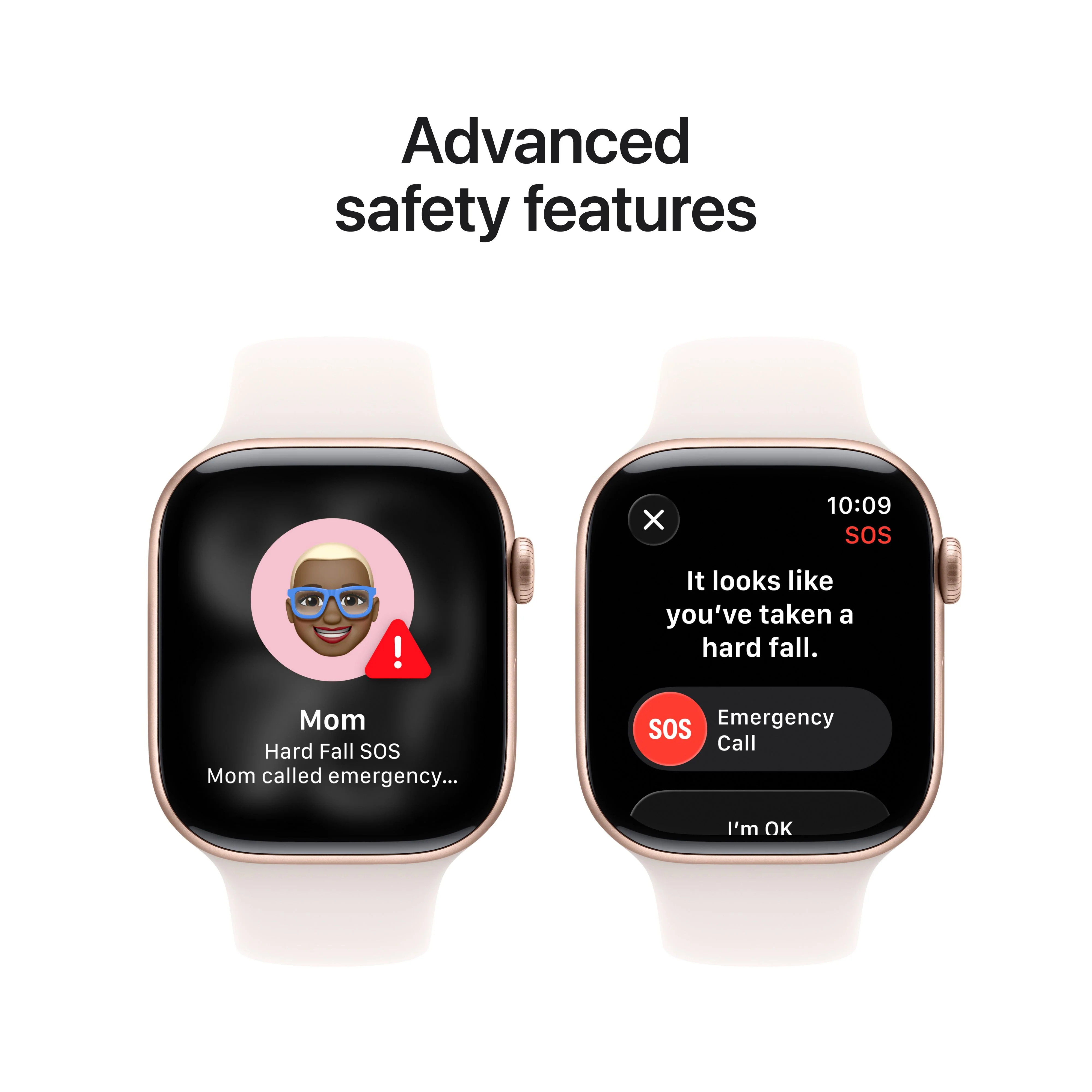 Apple Watch Series 11 GPS + Cellular 46mm Rose Gold Aluminium Case with Light Blush Sport Band - S/M - Image 6