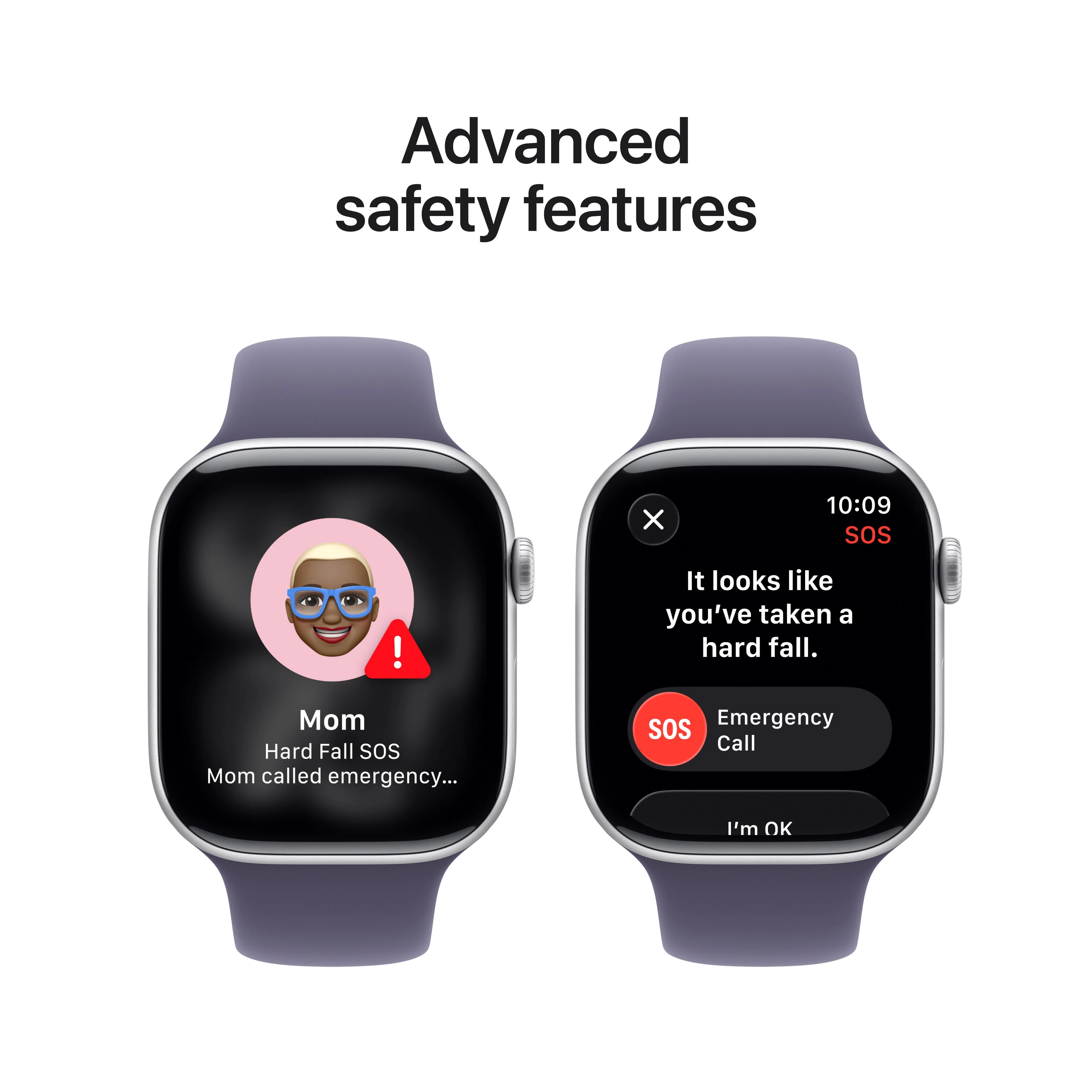 Apple Watch Series 11 GPS + Cellular 46mm Silver Aluminium Case with Purple Fog Sport Band - M/L - Image 6