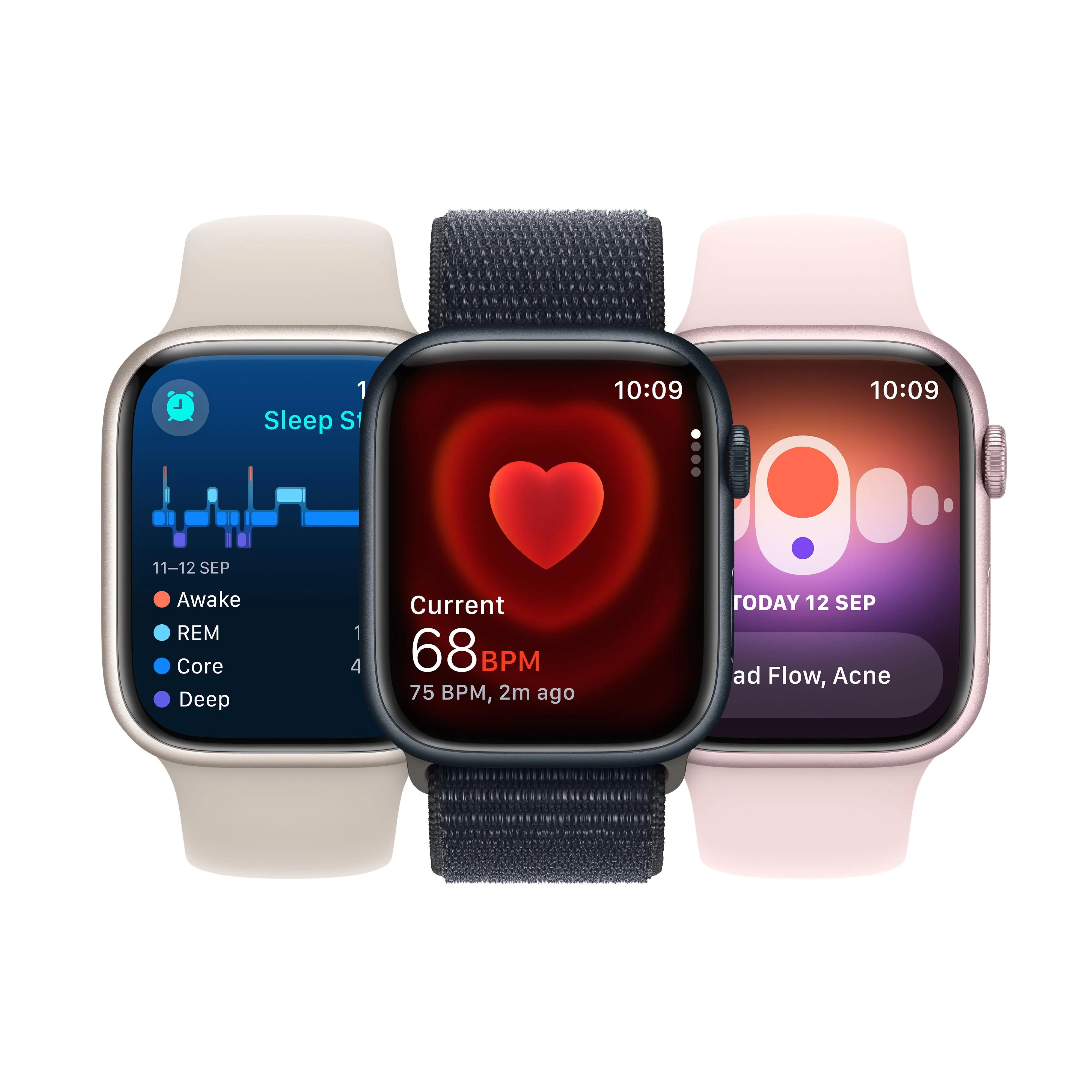 Apple Watch Series 9 GPS + Cellular 45mm (PRODUCT)RED Aluminium Case with (PRODUCT)RED Sport Band - S/M - Image 7