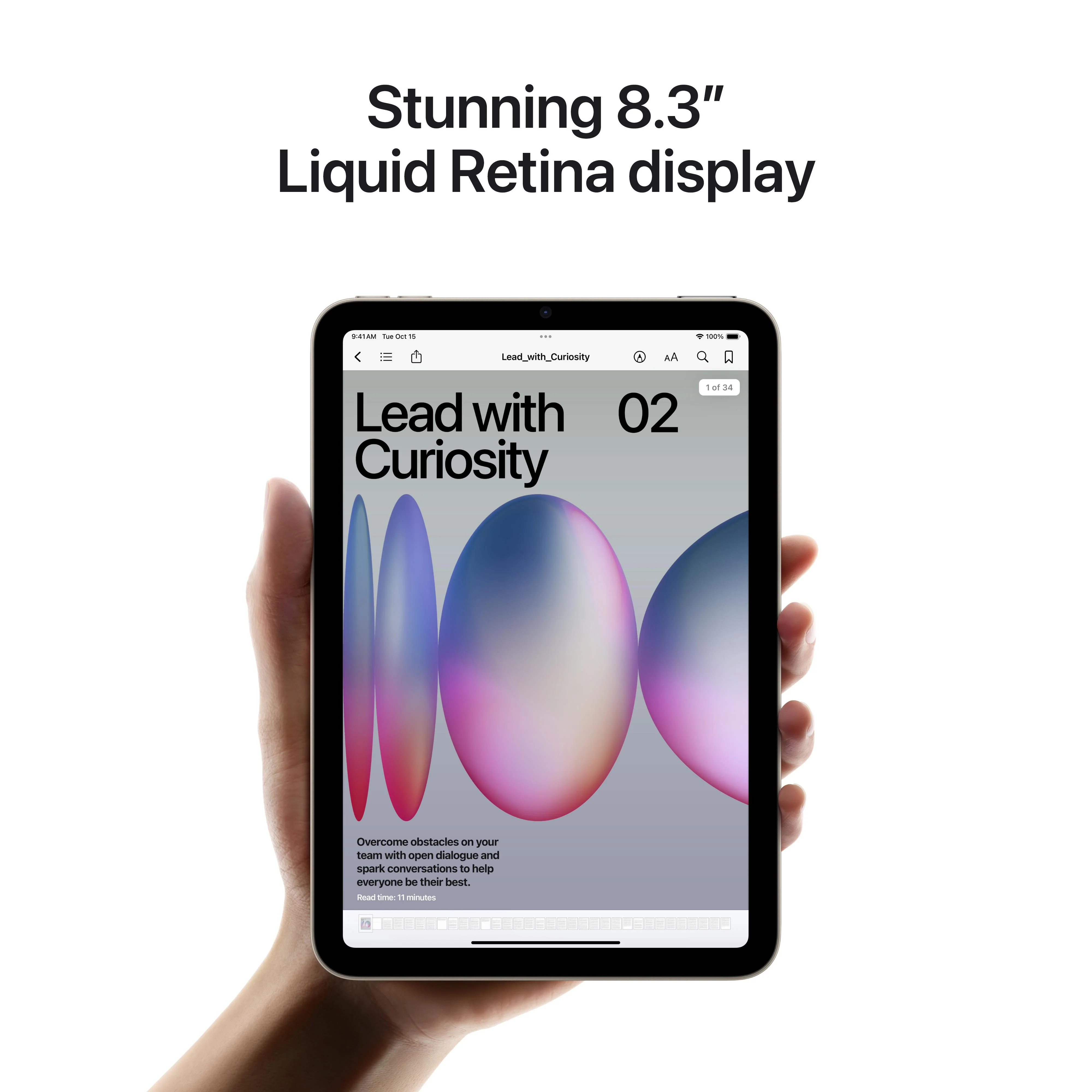 iPad mini Wi-Fi + Cellular 128GB - Starlight (A17 Pro) - Image 5