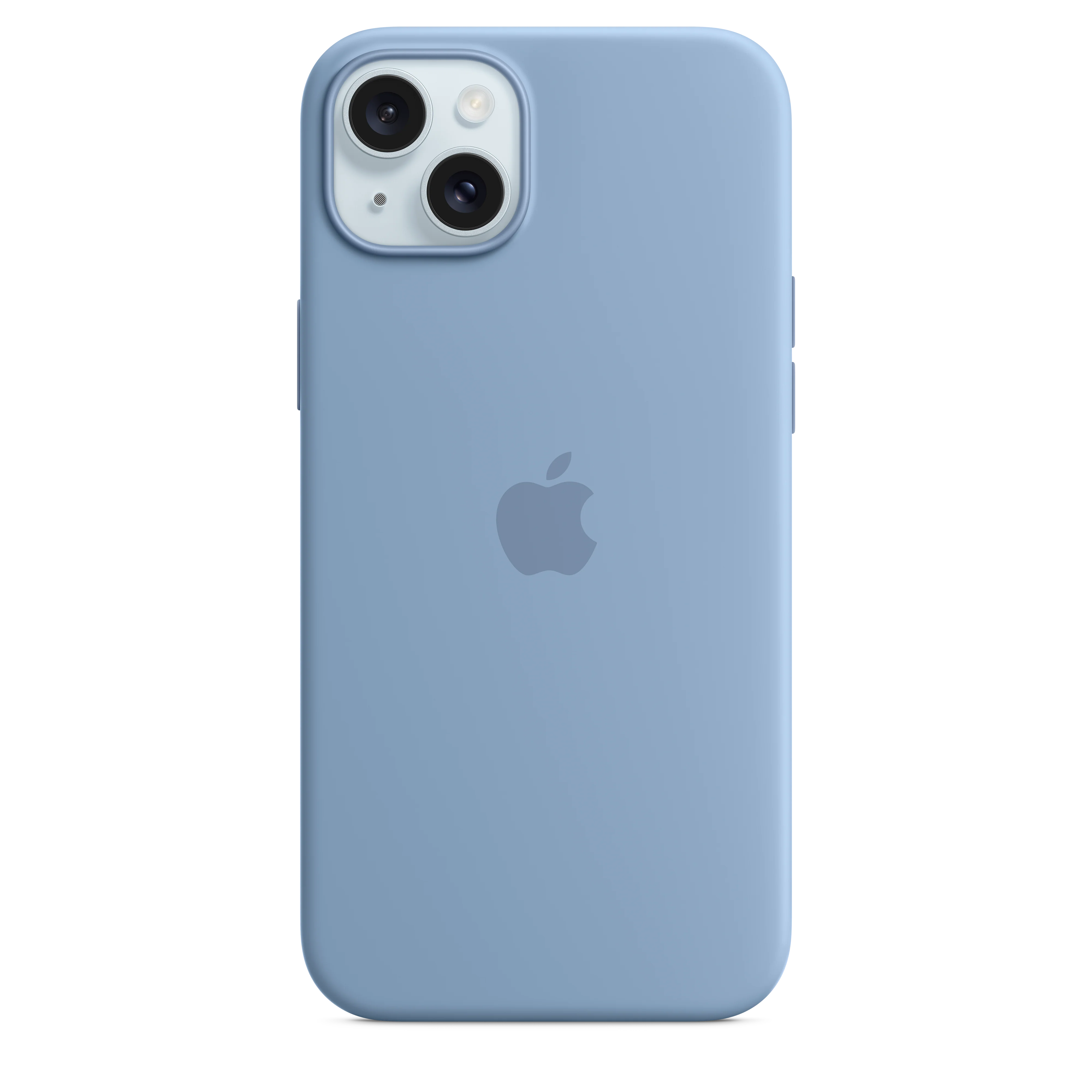 iPhone 15 Plus Silicone Case with MagSafe - Winter Blue