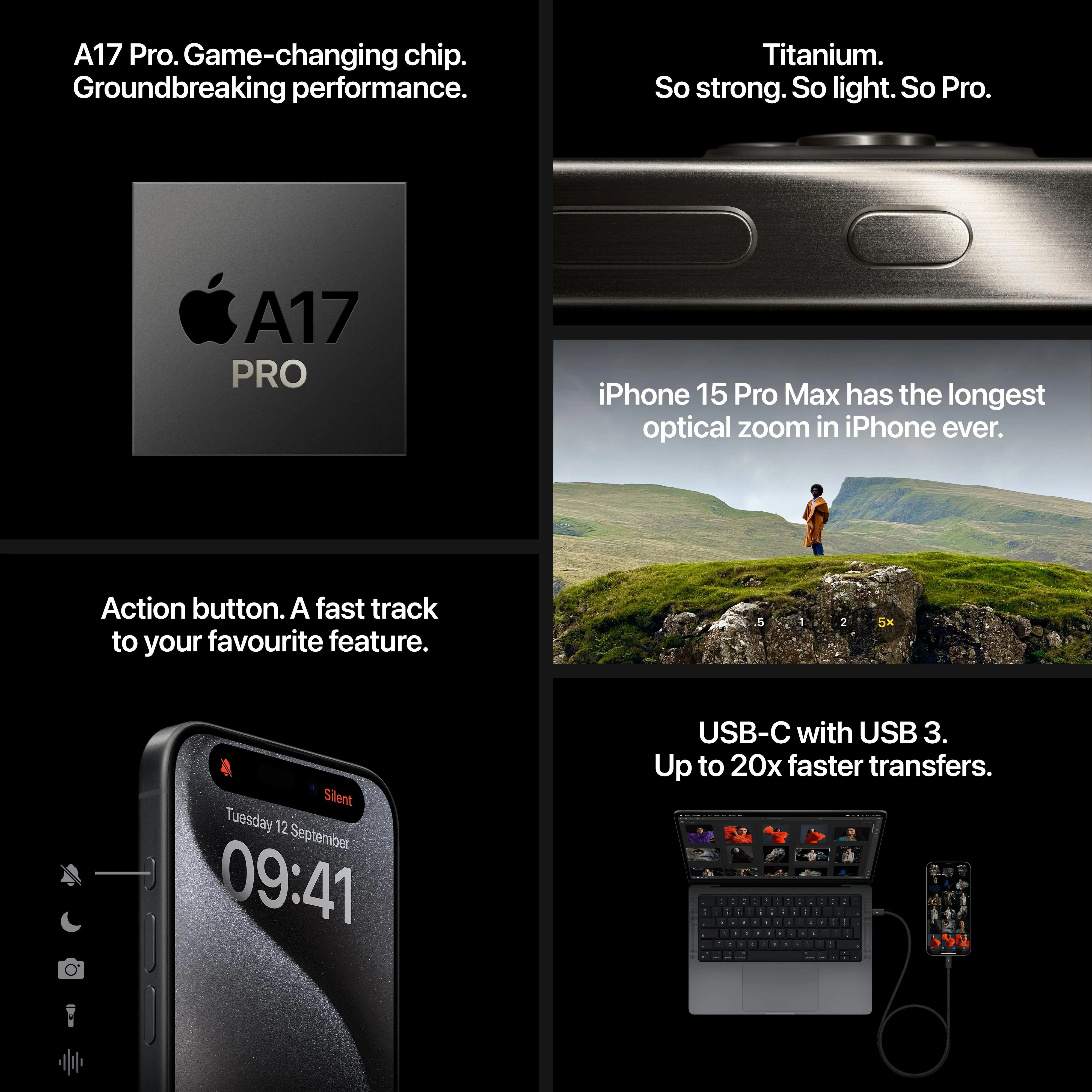 iPhone 15 Pro Max 512GB Black Titanium - Image 8