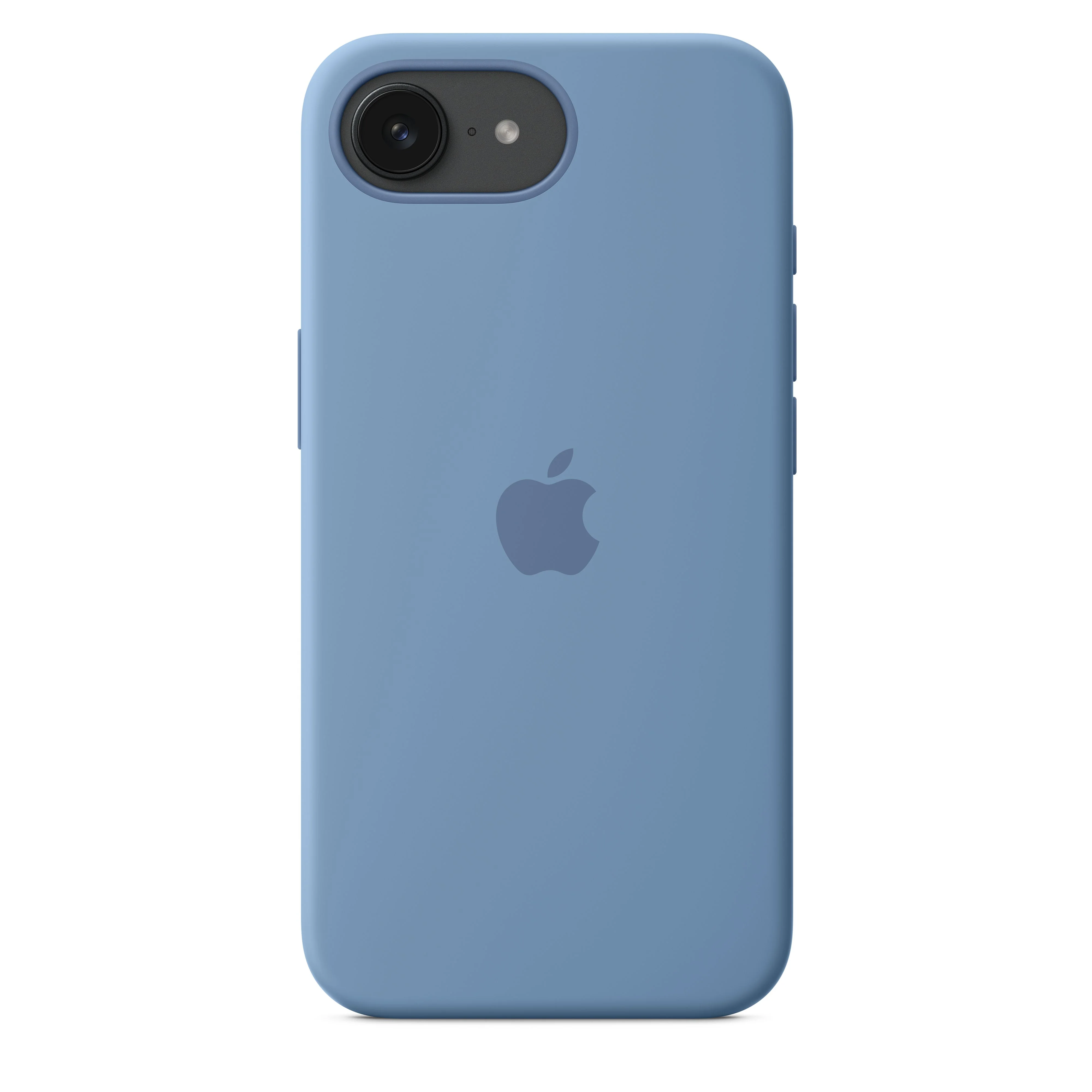 iPhone 16e Silicone Case – Winter Blue - Image 2