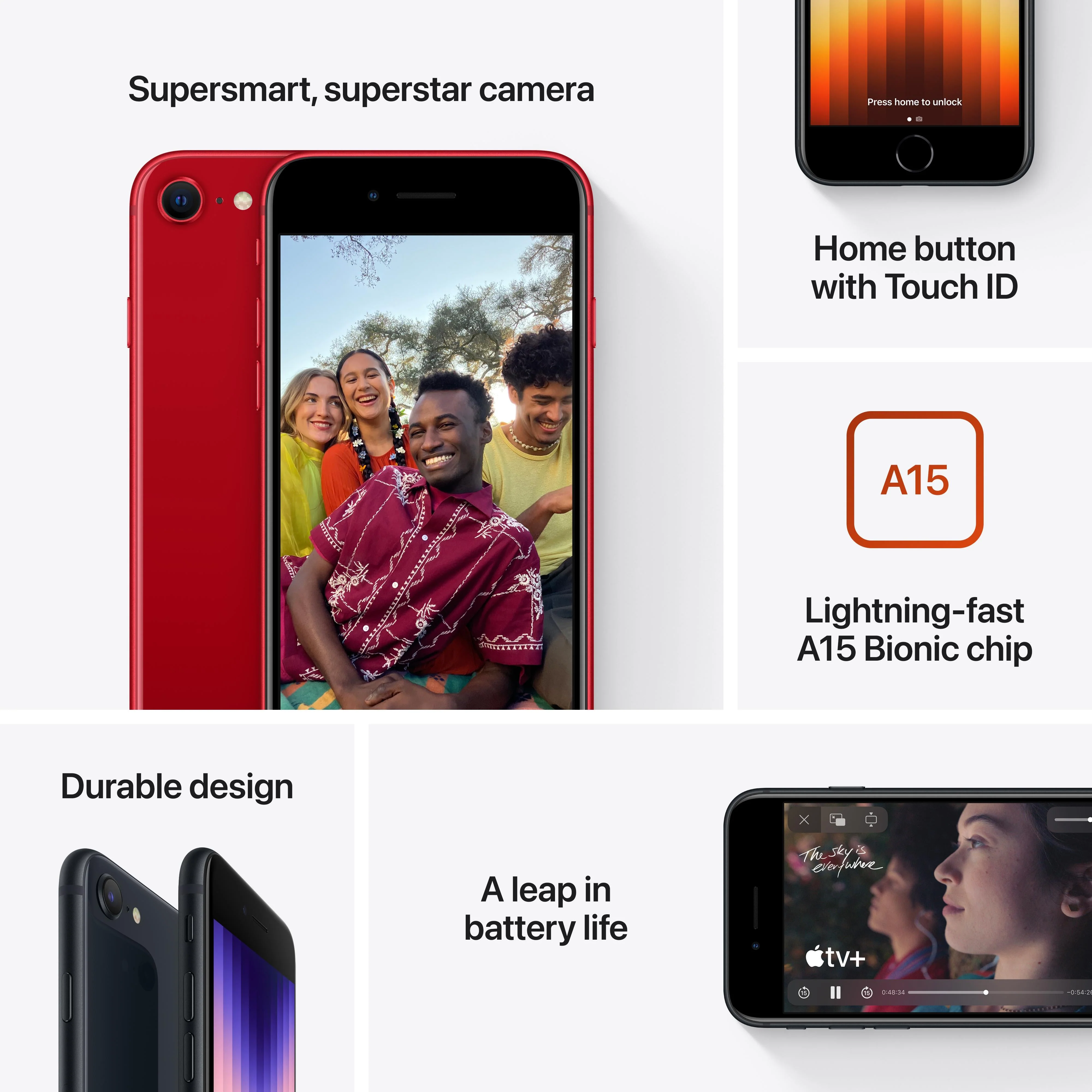 iPhone SE (3rd generation) 128GB (PRODUCT)RED - Image 8