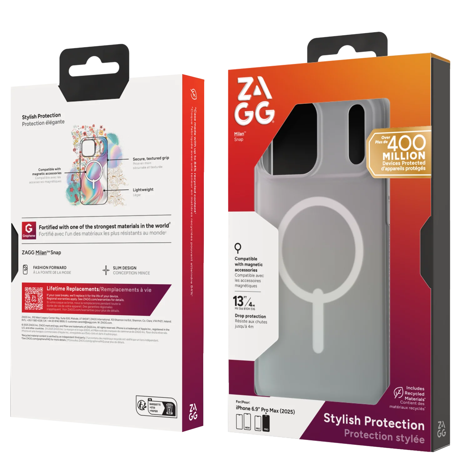 ZAGG Milan Snap Case iPhone 17 Pro Max - Iridescent